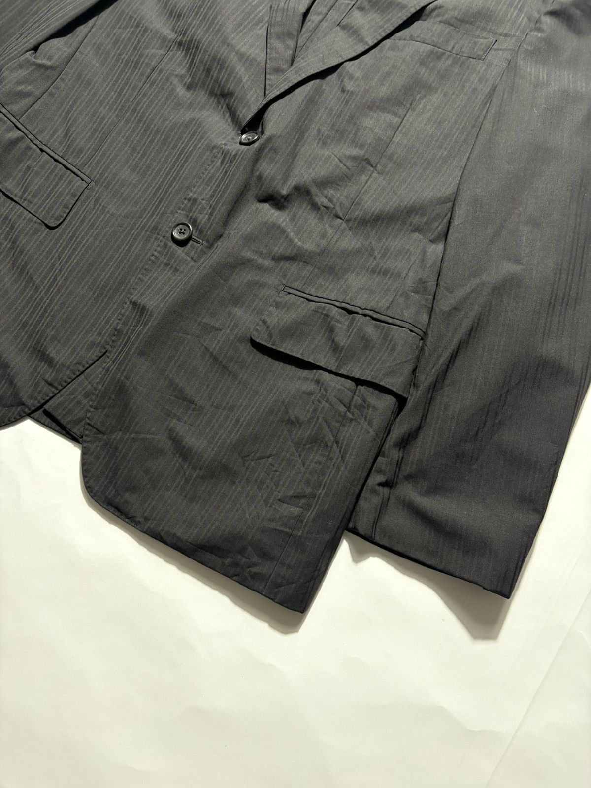 Loro Piana LORO PIANA-D’URBAN DEFINITY SINGLE BREASTED BLACK BLAZER Size 40R - 4 Thumbnail