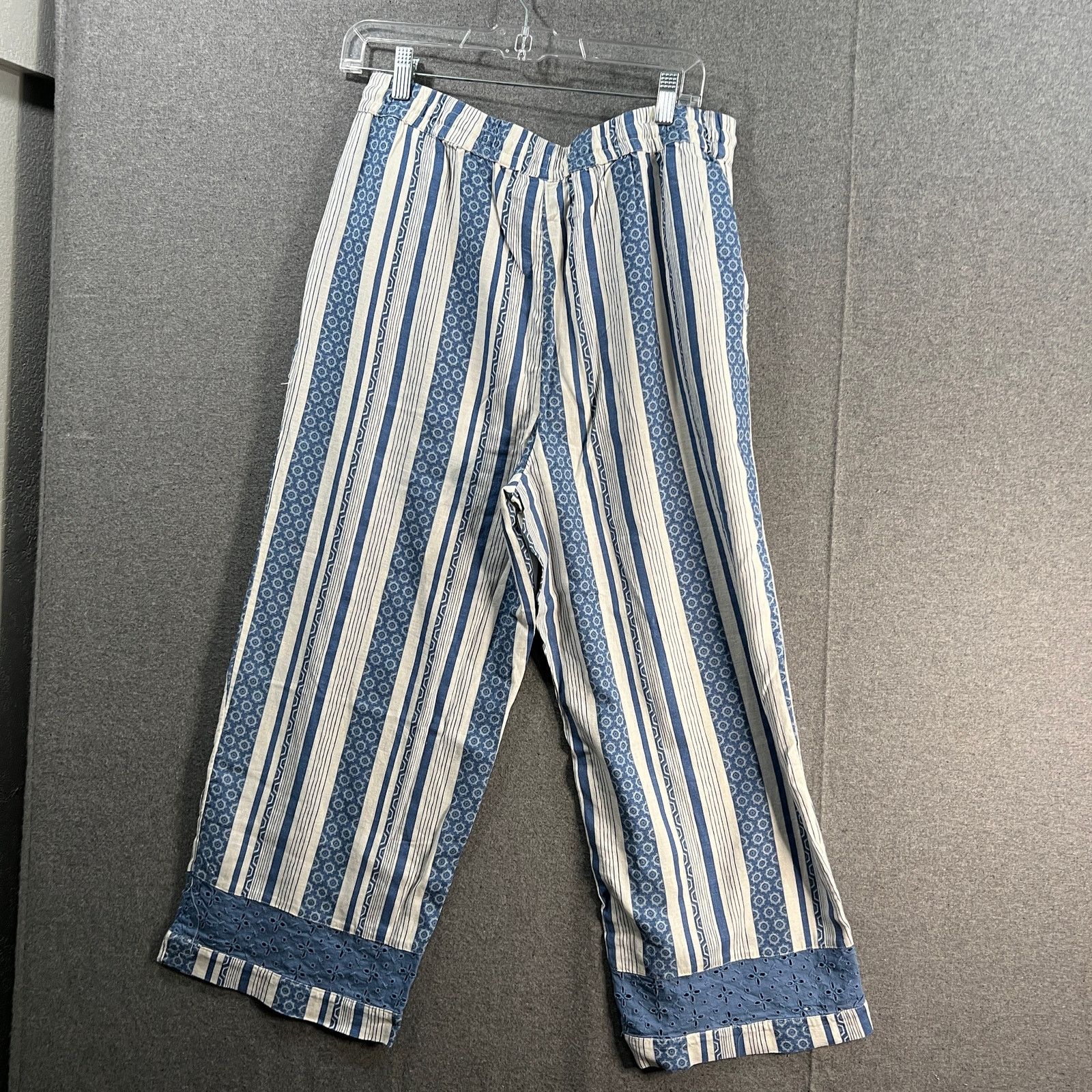Denim & Co. Denim & Co. Naturals Regular Linen Blend Crop Pants Size 27" / US 4 / IT 40 - 2 Thumbnail