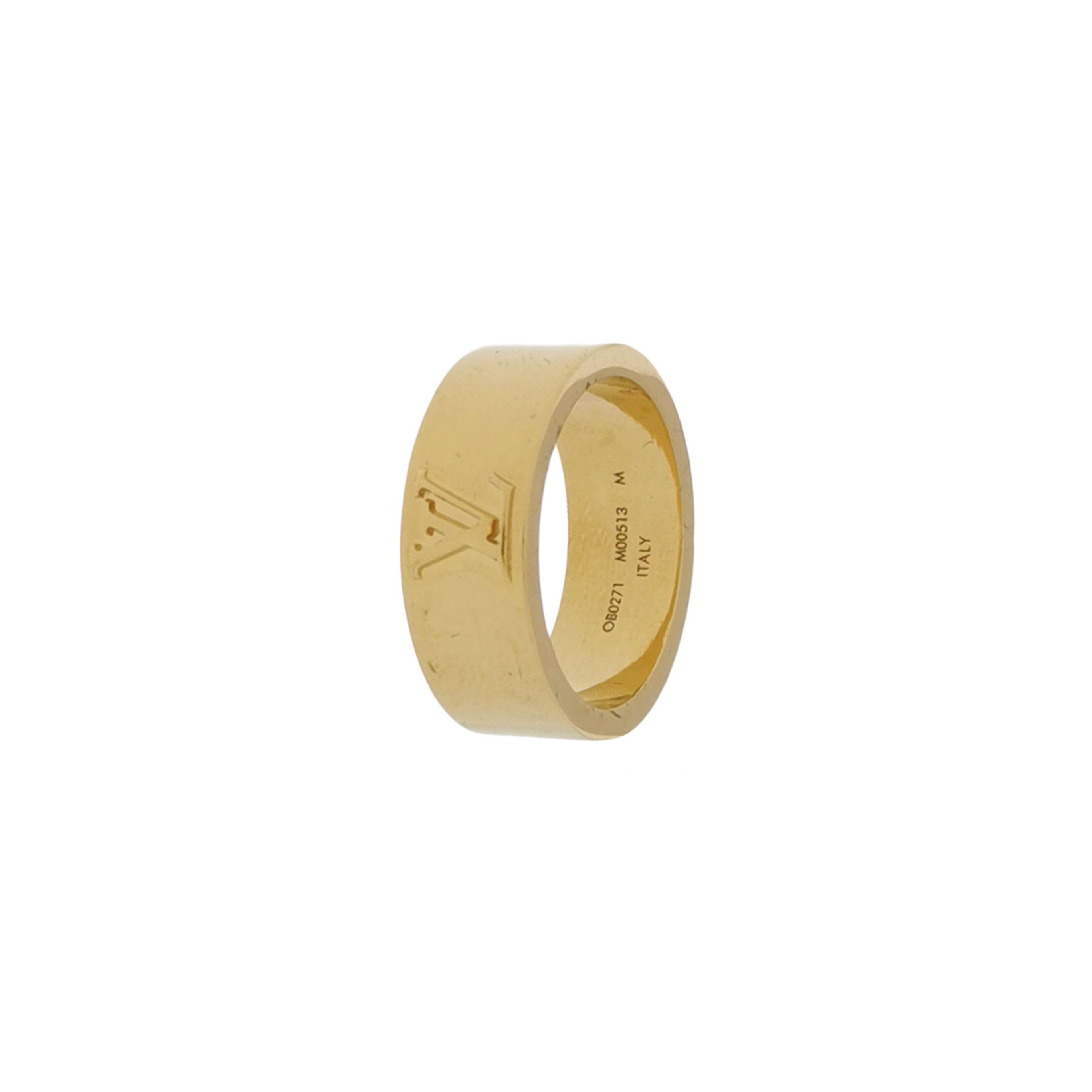 Louis Vuitton Louis Vuitton (LV) LV Instinct Logo Engraved Ring Size 21 - Size ONE SIZE - 1 Thumbnail