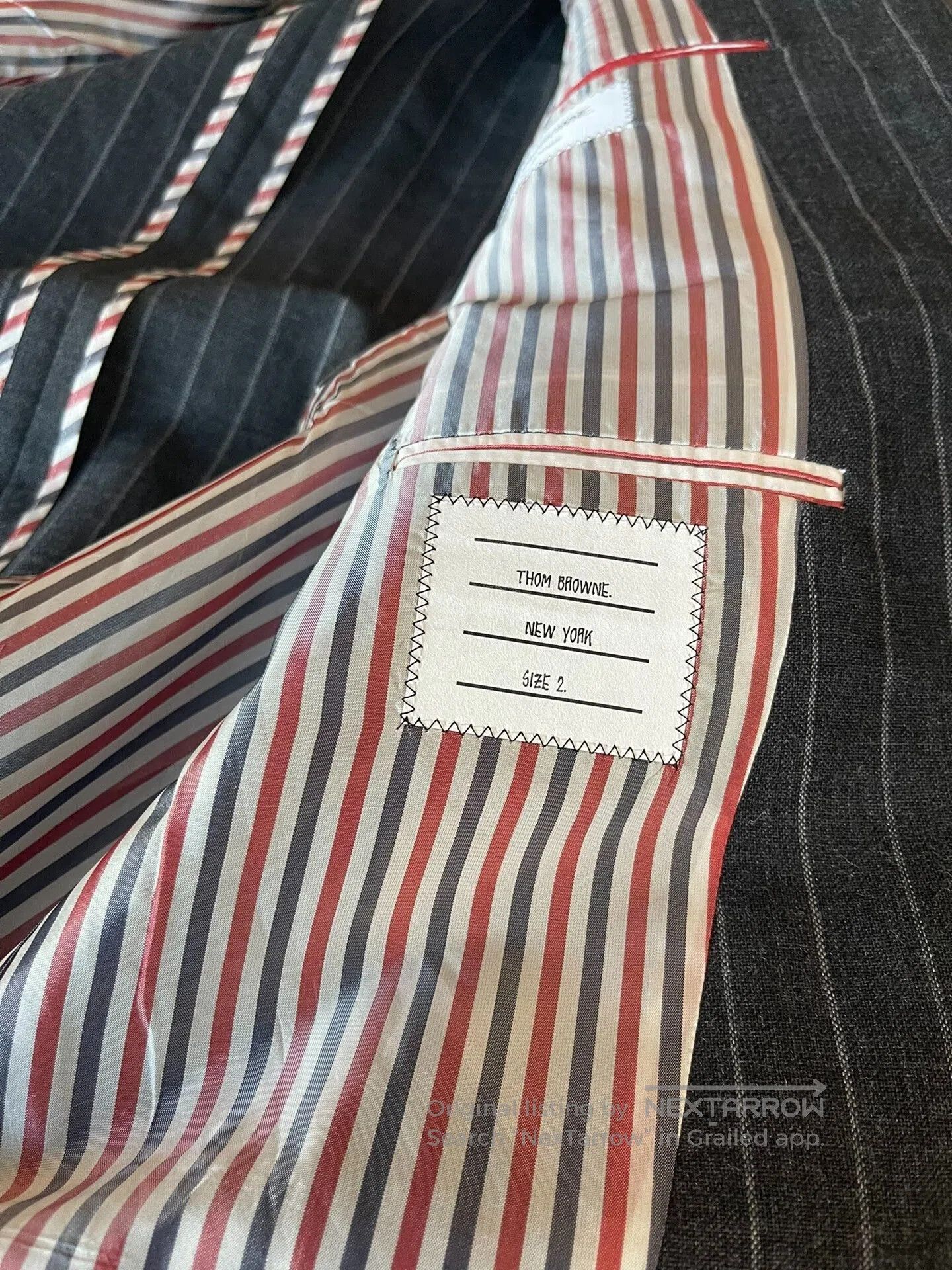 Thom Browne thom browne striped suit jacket for men. Size US M / EU 48-50 / 2 - 4 Thumbnail