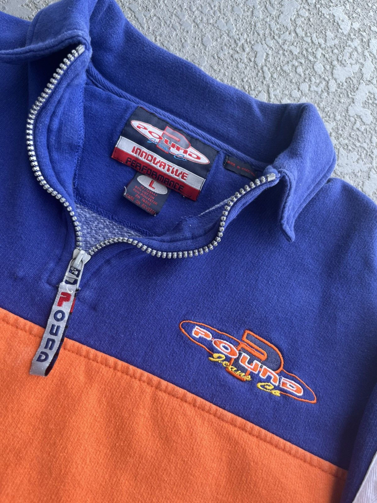 Vintage Vintage Y2K Pound Jeans Co. Quarter Zip Sweater Size US L / EU 52-54 / 3 - 2 Thumbnail