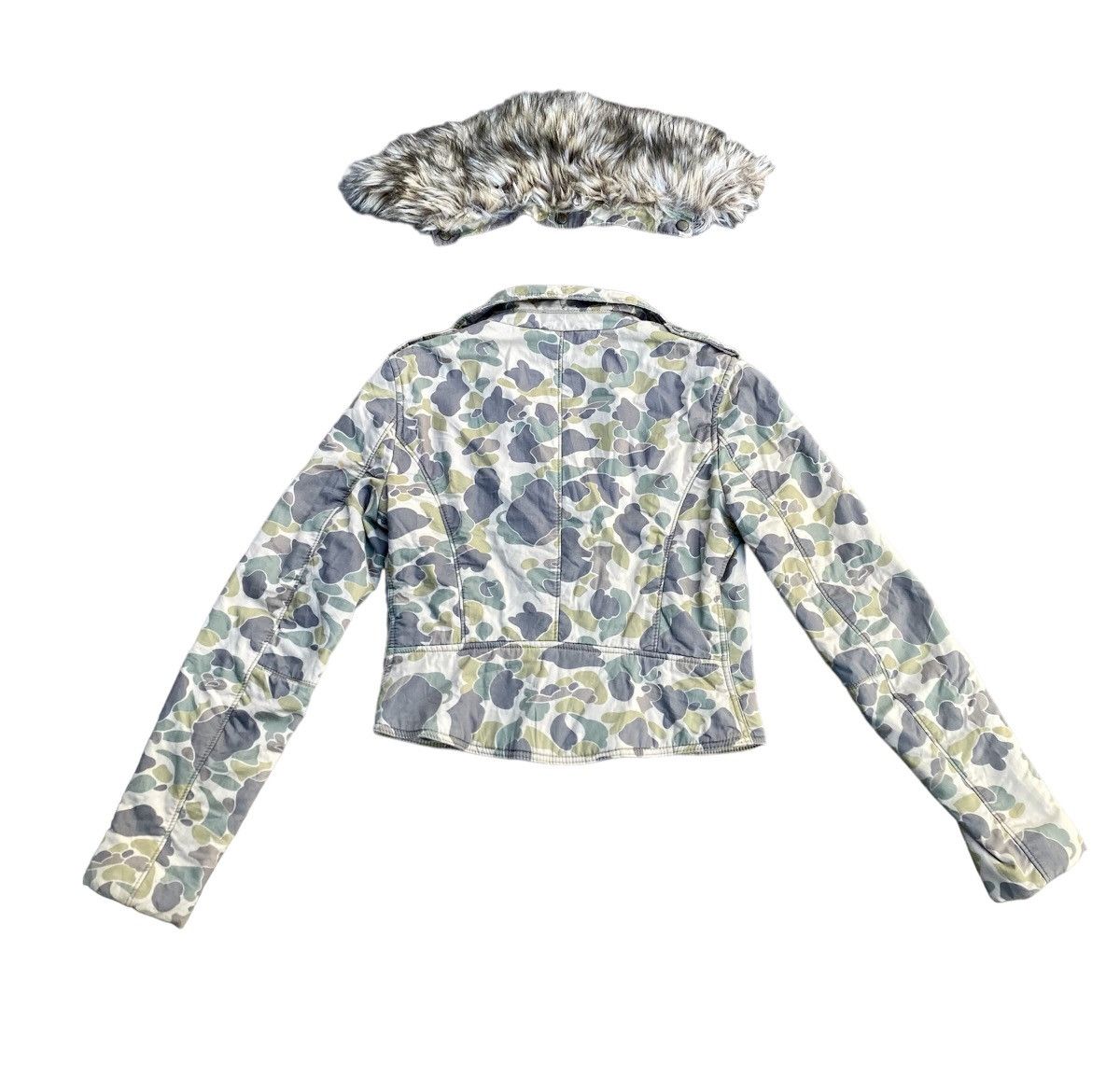 Denim & Supply Ralph Lauren Denim and Supply Ralph Laurent Fur Crop Jacket Size M / US 6-8 / IT 42-44 - 15 Thumbnail