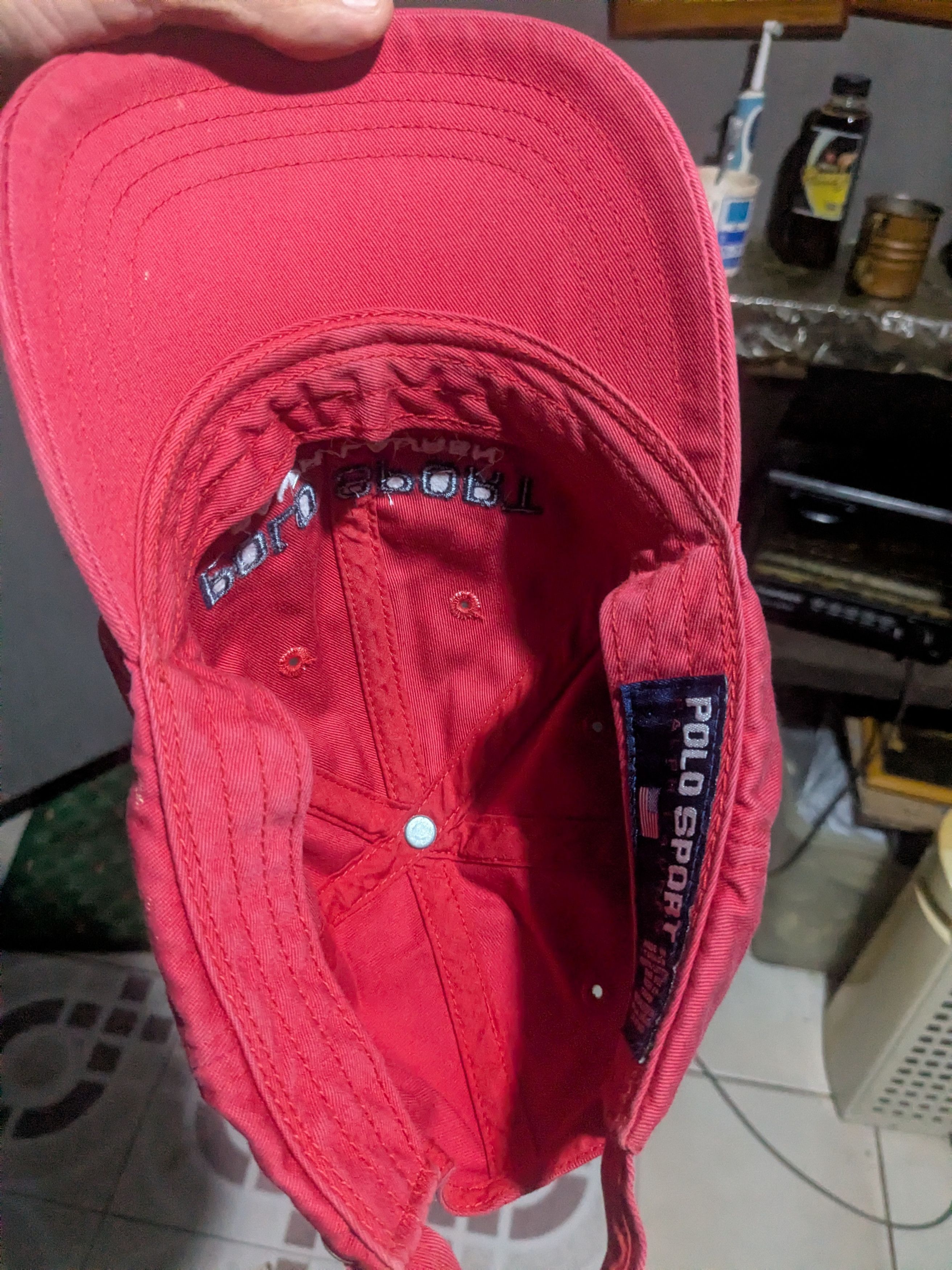 Polo Ralph Lauren polo sport Ralph Lauren vintage 90's cap red Size ONE SIZE - 8 Thumbnail