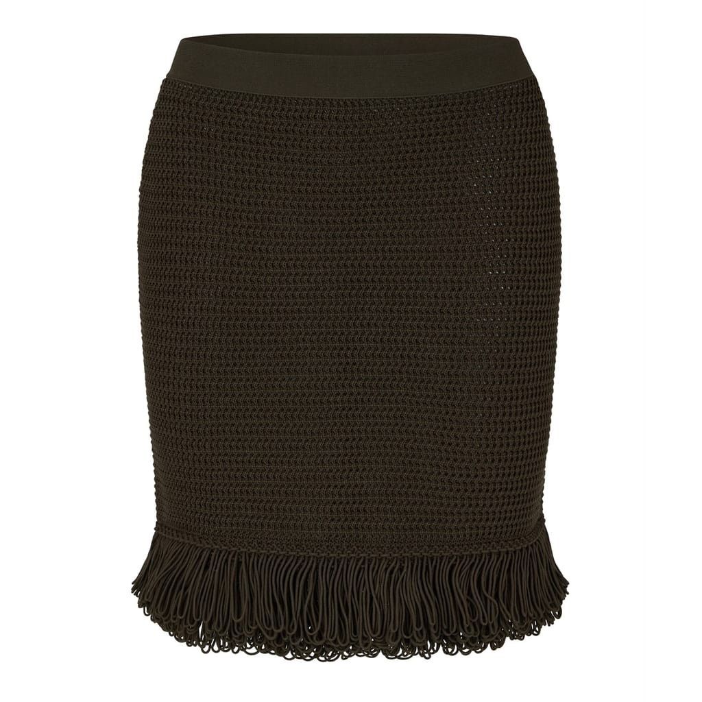 Bottega Veneta Bottega Veneta Bv Knit Skirt in Green Size 28" / US 6 / IT 42 - 3 Thumbnail