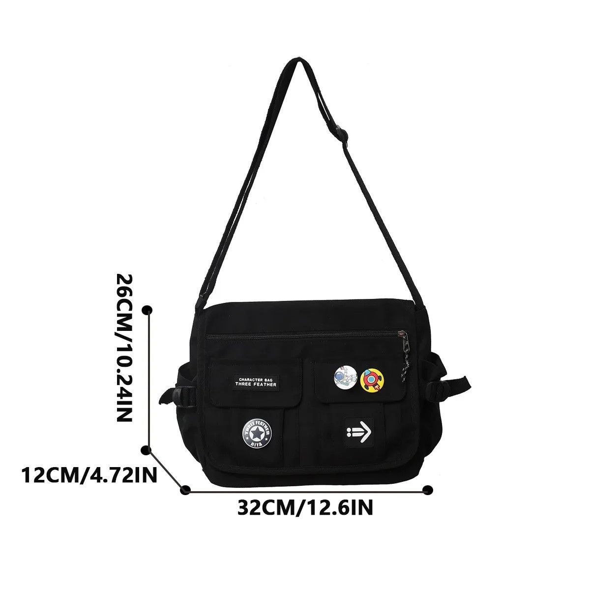 The Unbranded Brand Trendy Fashion Youth Crossbody Bag Size ONE SIZE - 7 Thumbnail