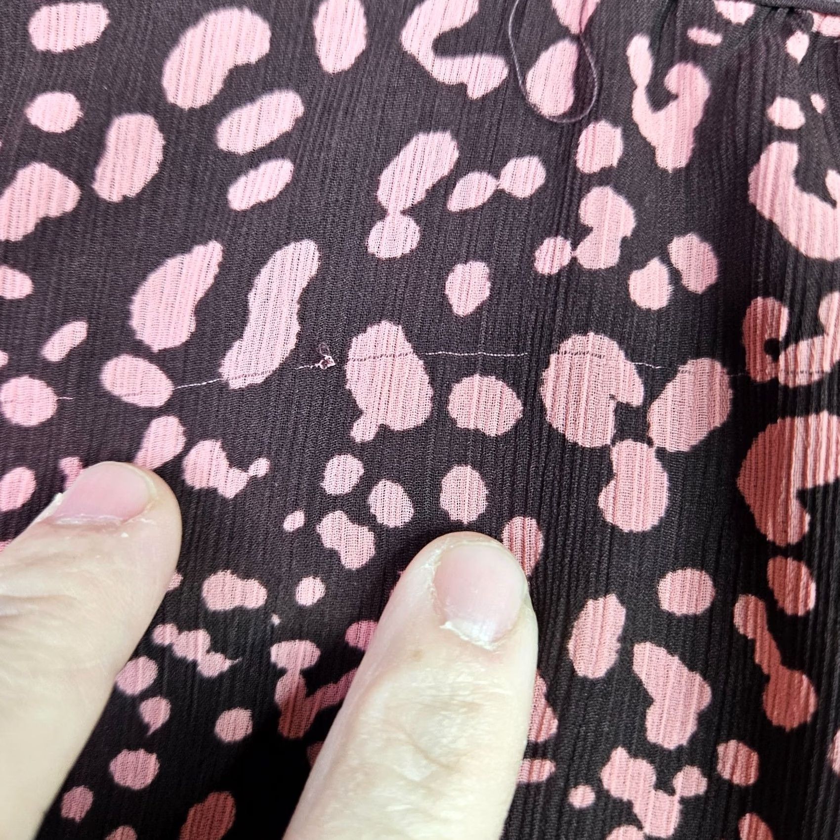 J.Crew J.CREW Women’s M Pink Black Leopard Print Short Sleeve Blouse Lightweight Top Shirt Adult M Multicolor Leopard Mens Womens Girls Size M / US 6-8 / IT 42-44 - 8 Thumbnail