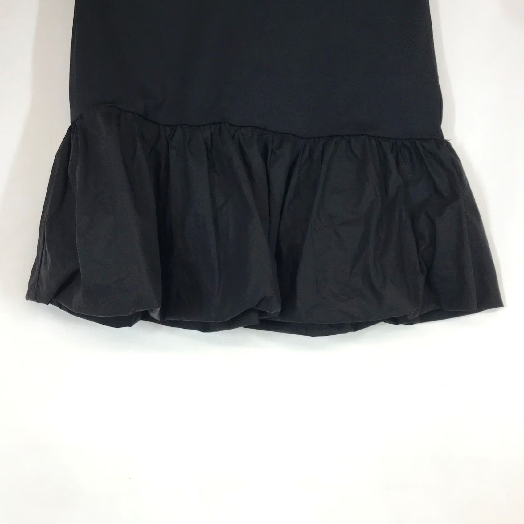Vintage Sans Souci Black Ruffle Smocked Skirt Size Small Size 28" / US 6 / IT 42 - 3 Thumbnail