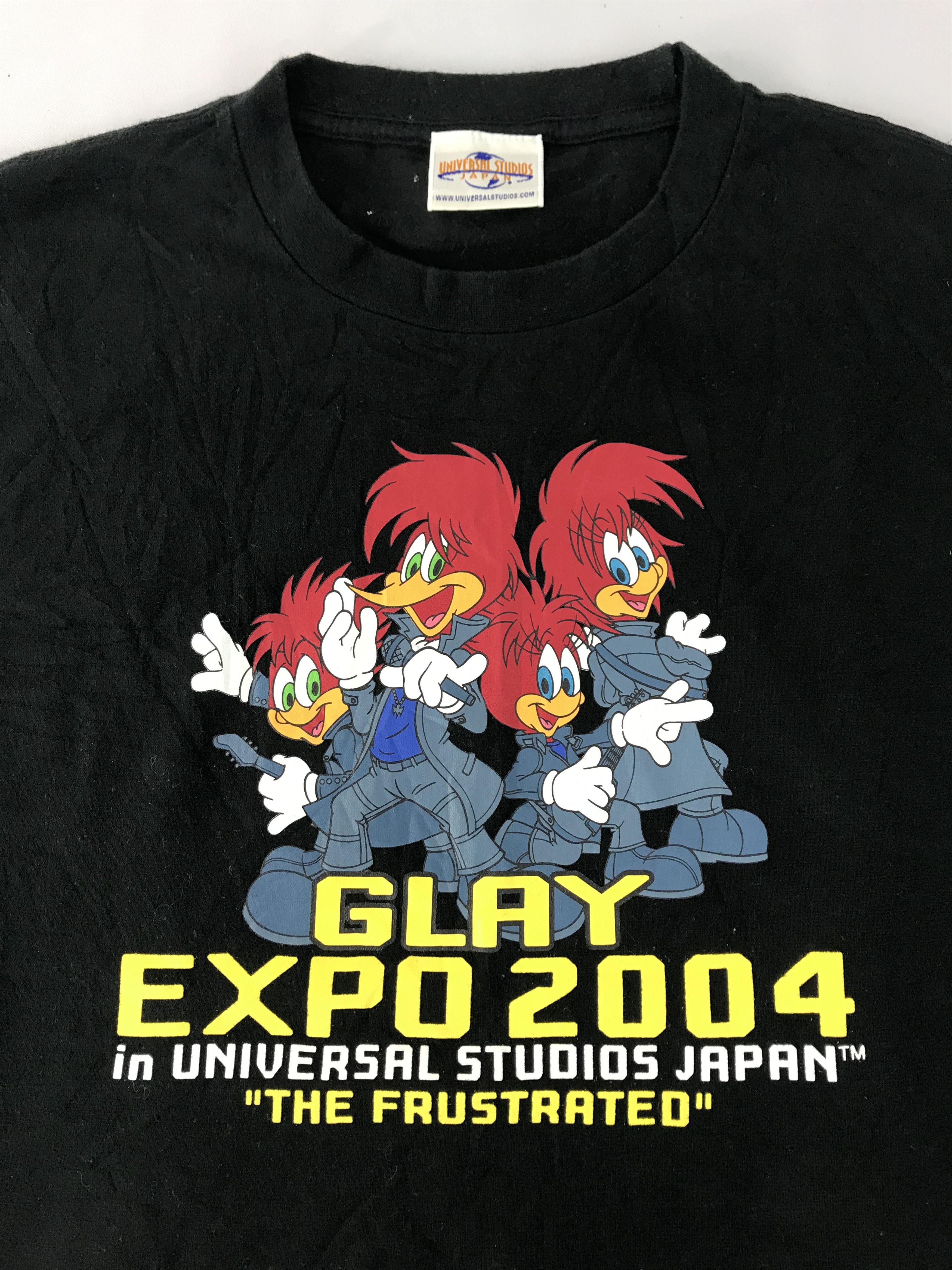 Band Tees × Universal Studios × Vintage Glay Rock The Frustated Album Expo 2004 Universal Studios Size US M / EU 48-50 / 2 - 3 Thumbnail