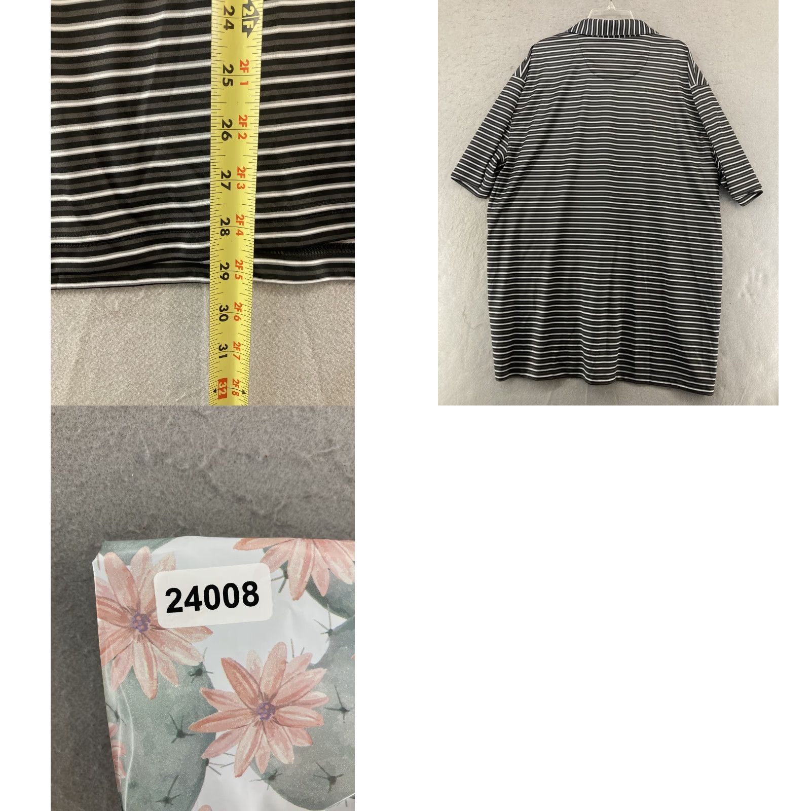 Vintage Greg Norman Play Dry Polo Shirt Mens XL Black Striped polo shirt XL Mens Black Striped Greg Norman Play Dry Polo Shirt Size US XL / EU 56 / 4 - 8 Thumbnail