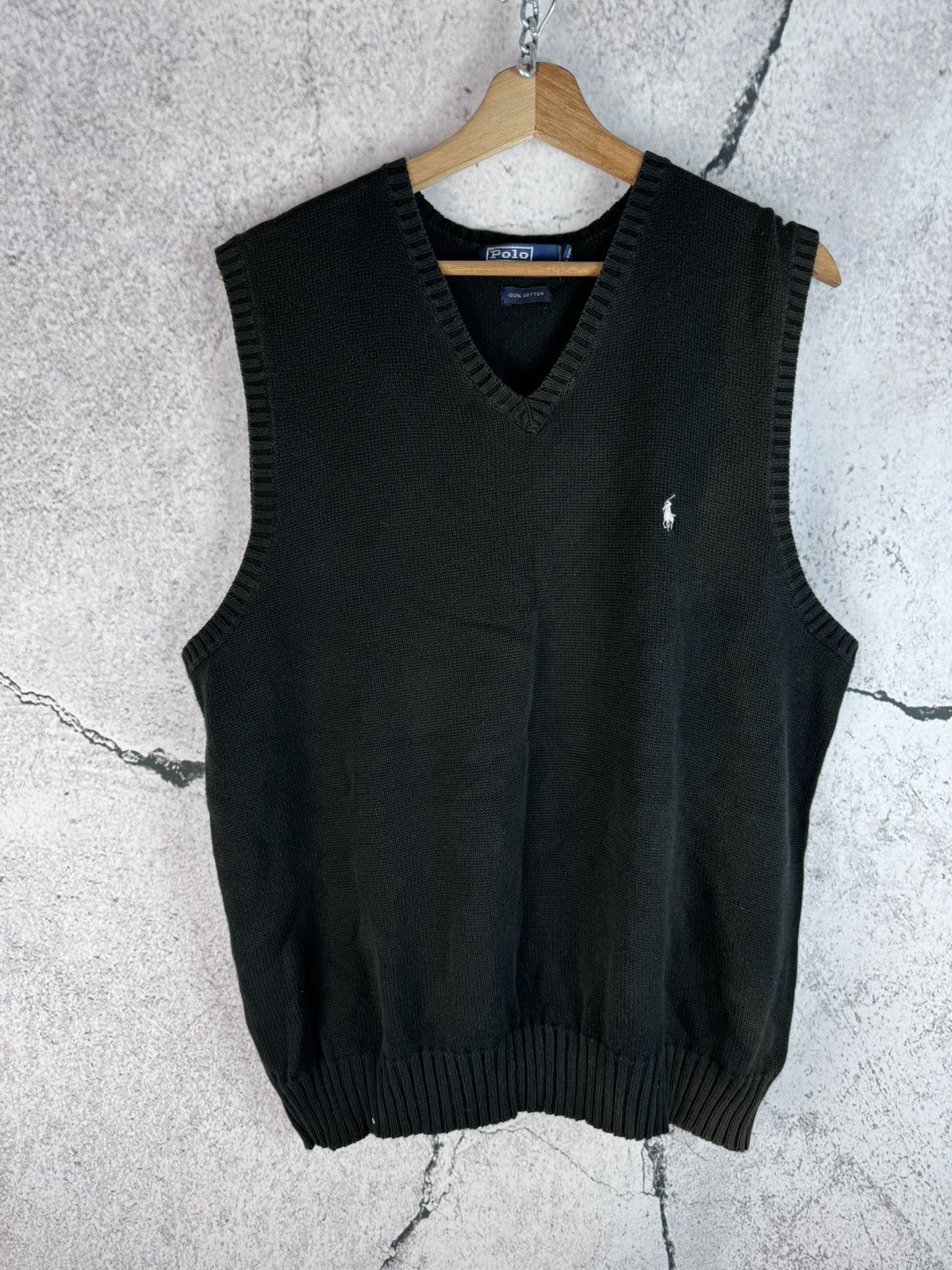 Vintage 90s polo by Ralph Lauren sweater hotsell vest