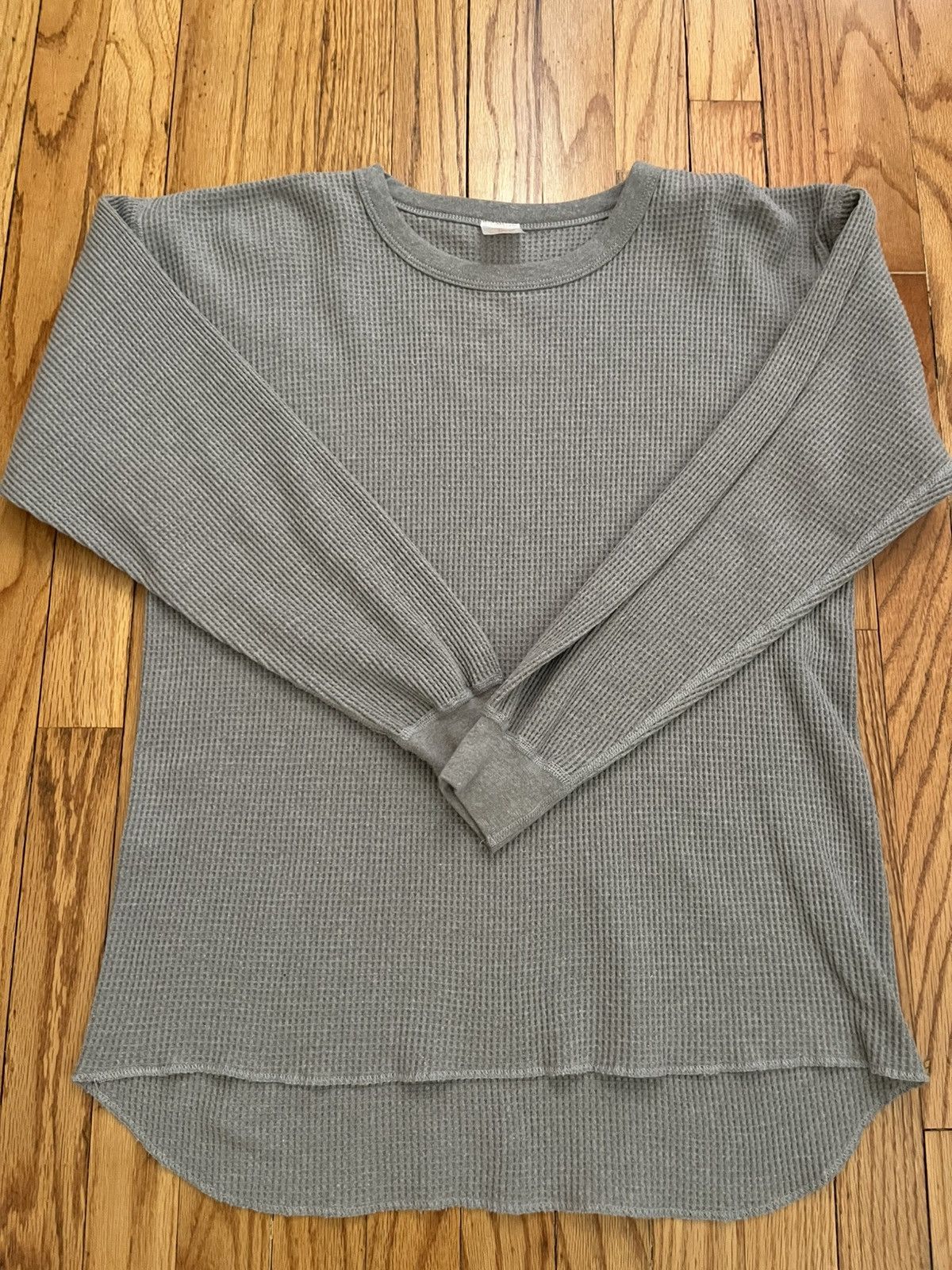 Vintage vintage gray thermal Size US L / EU 52-54 / 3 - 1 Thumbnail