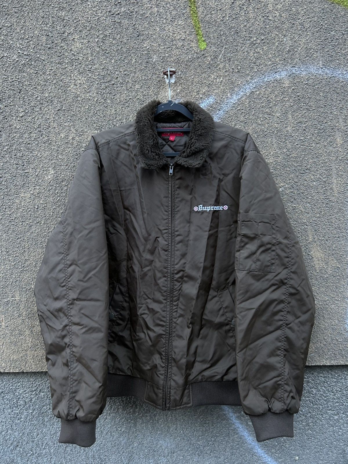 Supreme Supreme/Dickies Fur-Collard Bomber Jacket | Grailed