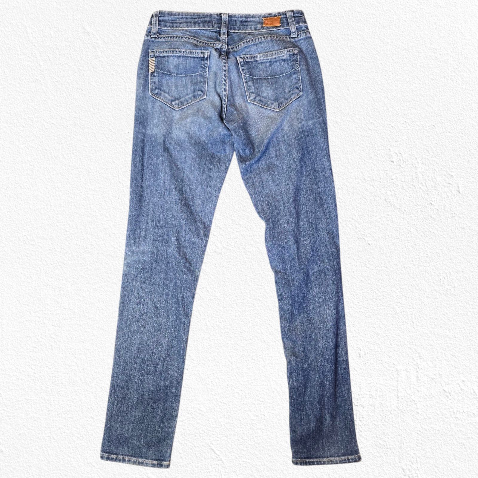 Paige PAIGE Distressed Low Rise Jimmy Jimmy Skinny Jeans Size 22 Size 24" / US 00 / IT 34 - 10 Thumbnail