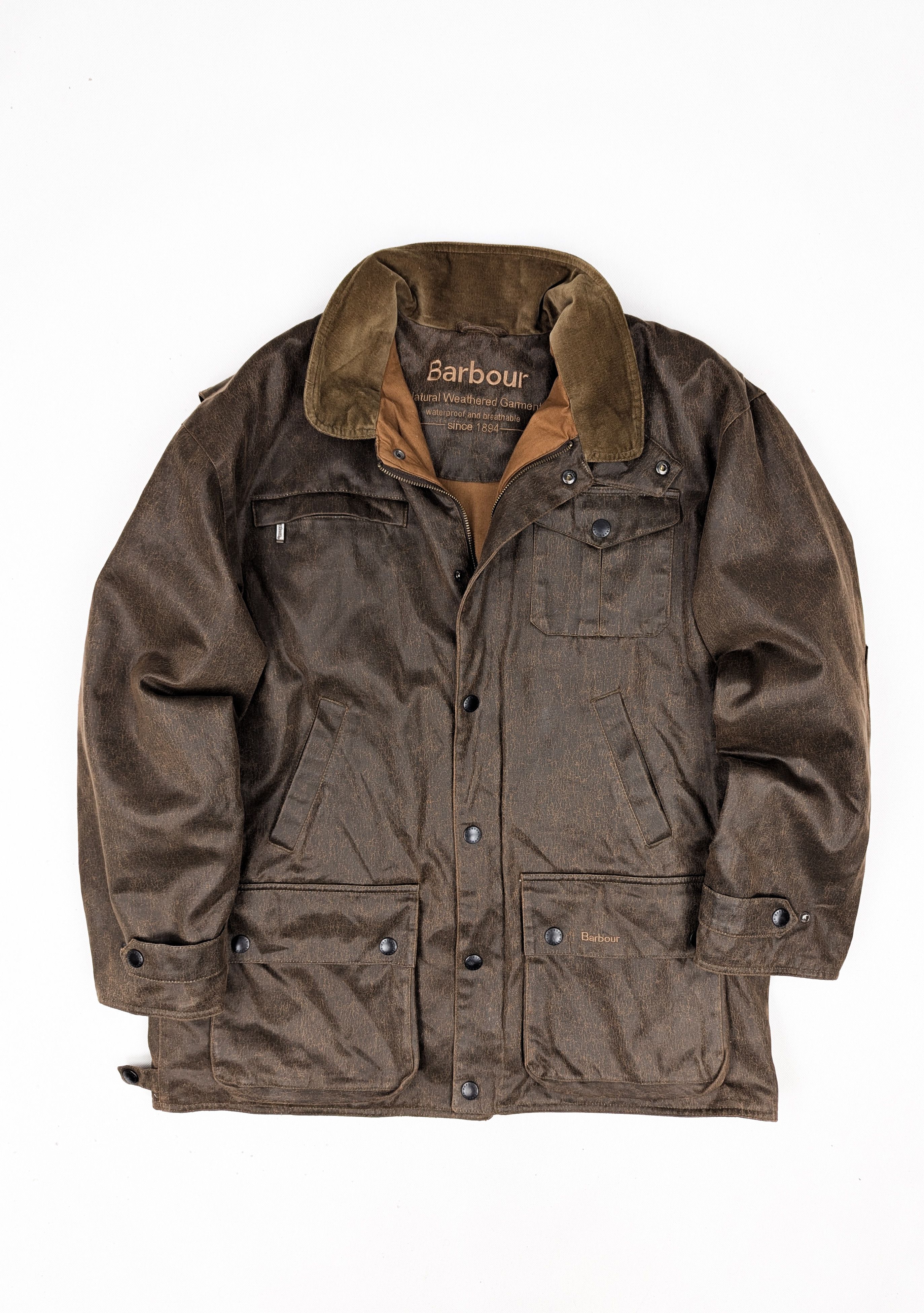 Barbour Men's BARBOUR Wetherby Moleskin Heavy Weight Warm Brown