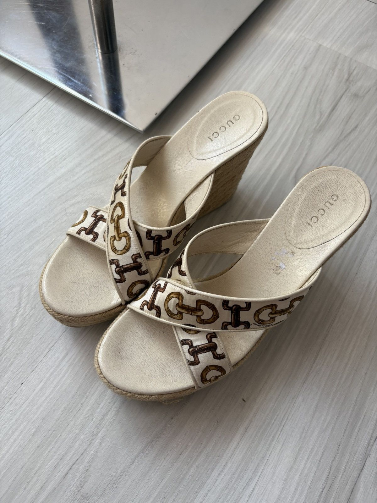 Gucci Gucci cloth sandals Size US 6.5 / IT 36.5 - 13 Thumbnail