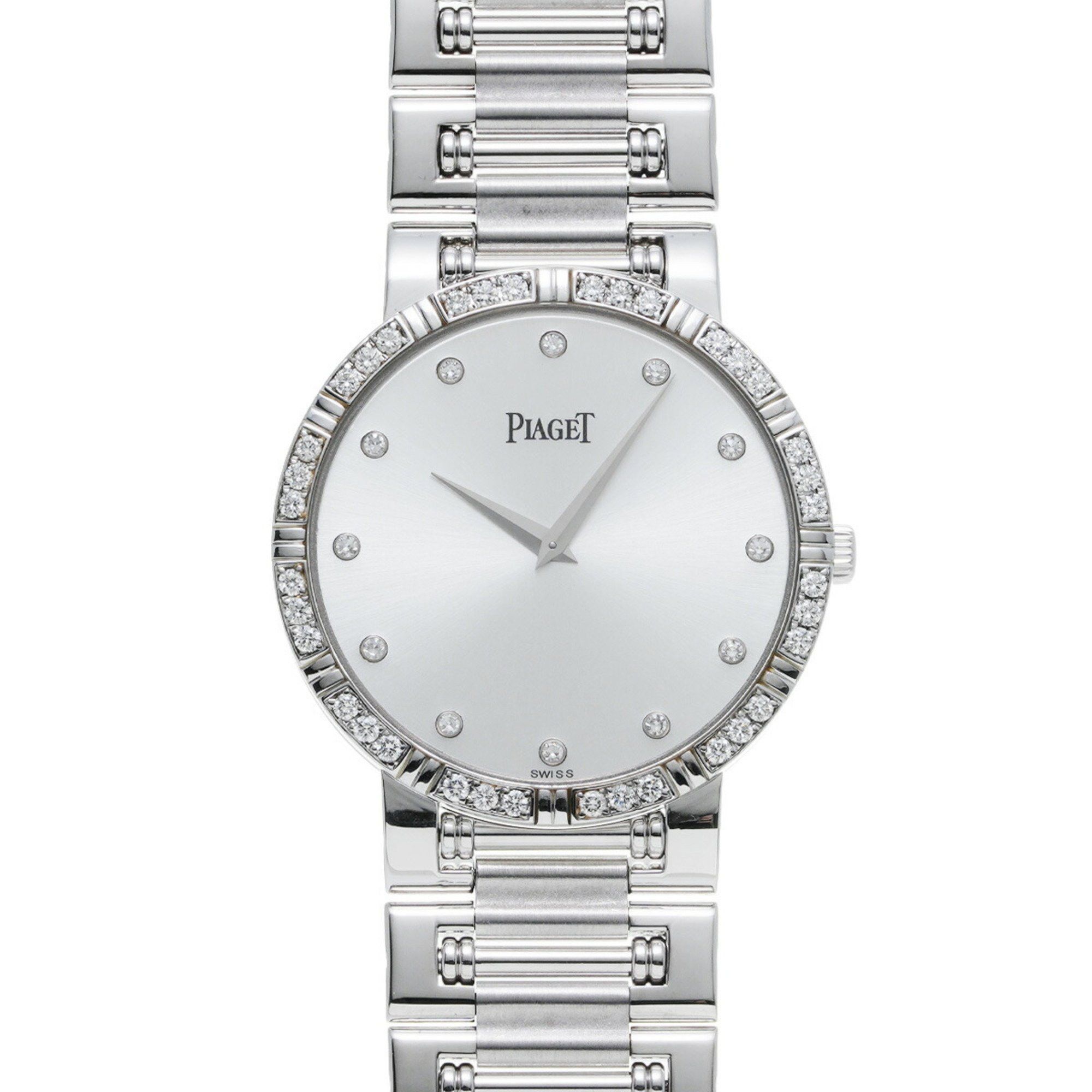 Piaget Dancer 12P Diamond P10216 Silver/diamond Boys' Watch Quartz in White, Women's
