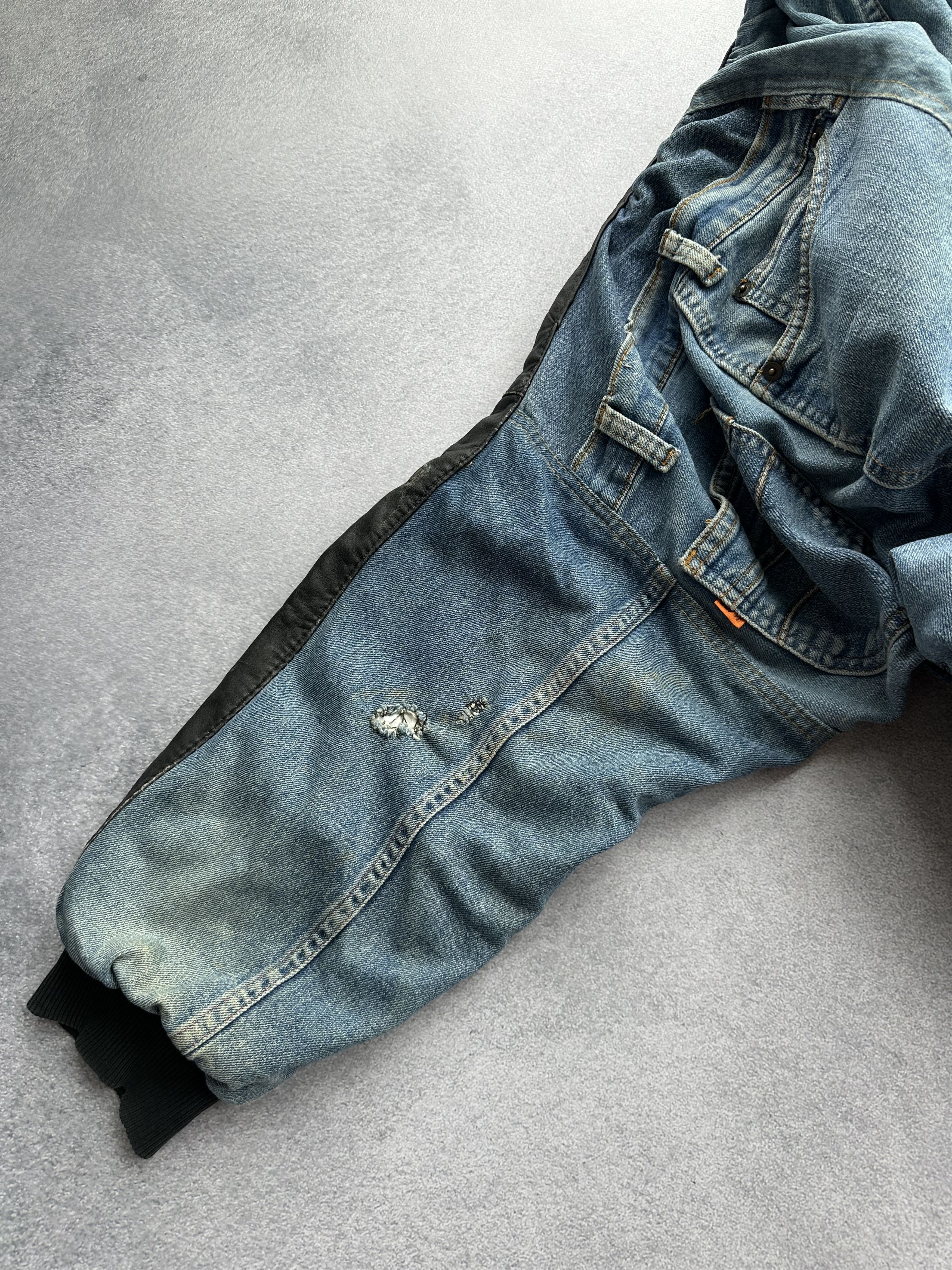 Disney × Undercover Disney DonaldDuck 90s PatchWork Levi’s Denim Handmade Jacket Size US L / EU 52-54 / 3 - 7 Thumbnail