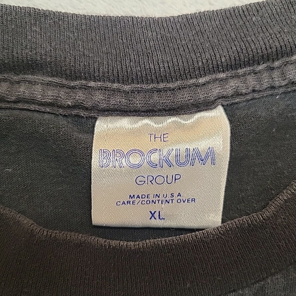 Vintage VINTAGE Brockum Moody Blues Shirt Men XL Black Crew Neck 90s TEE Made in USA Retro Size US XL / EU 56 / 4 - 3 Thumbnail