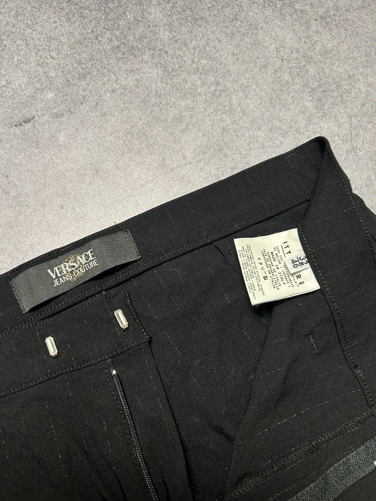 Versace × Versace Jeans Couture Women’s Versace Jeans Couture Jacket & Pants Cropped Suit Size L / US 10 / IT 46 - 15 Thumbnail