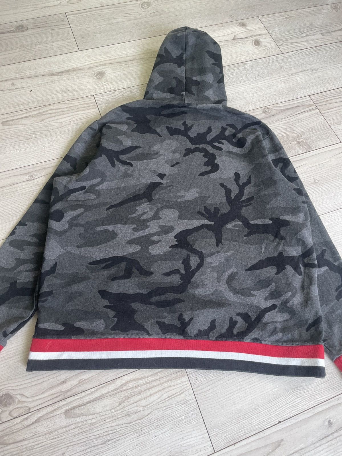 Vintage Polo Ralph Lauren P Wing Camo Hoodie Size US XXL / EU 58 / 5 - 13 Thumbnail