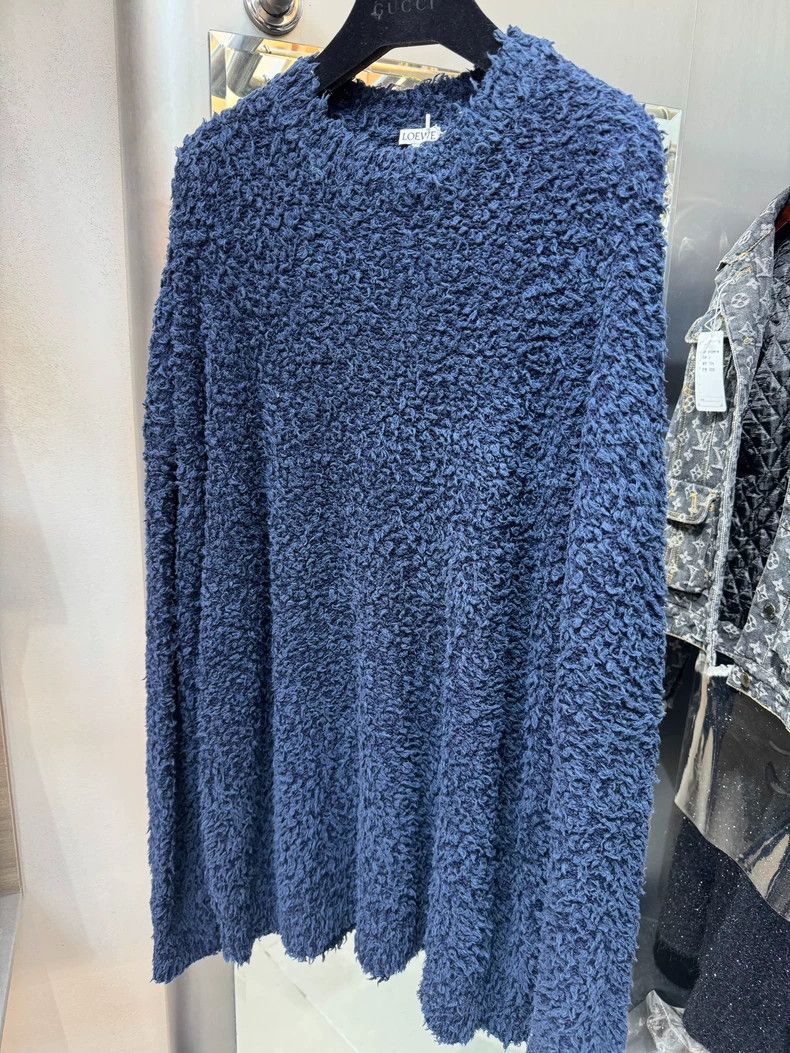 Loewe LOEWE Dark blue, wool blend sweater Size S / US 4 / IT 40 - 6 Thumbnail