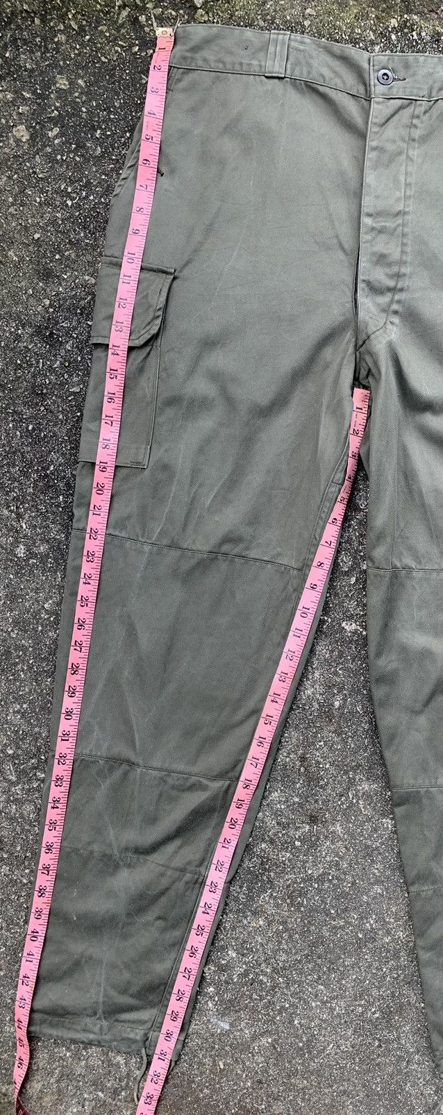 Vintage Rare.. Vintage Distressed French Army Cargo Pants Size US 38 / EU 54 - 22 Thumbnail