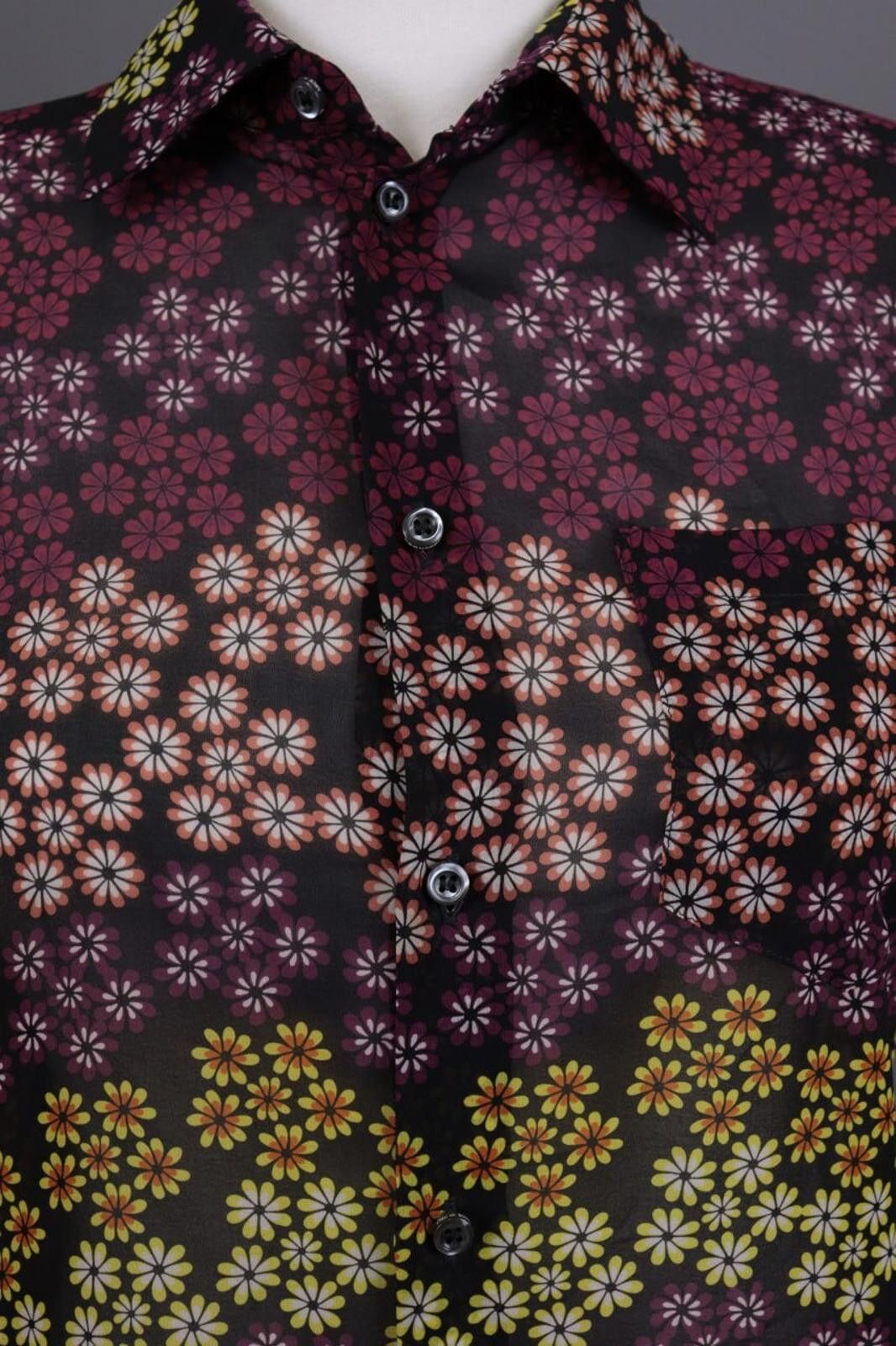 Dsquared2 Dsquared2 Black Mesh Floral Button Down Blouse Shirt Size 38 Size M / US 6-8 / IT 42-44 - 5 Thumbnail