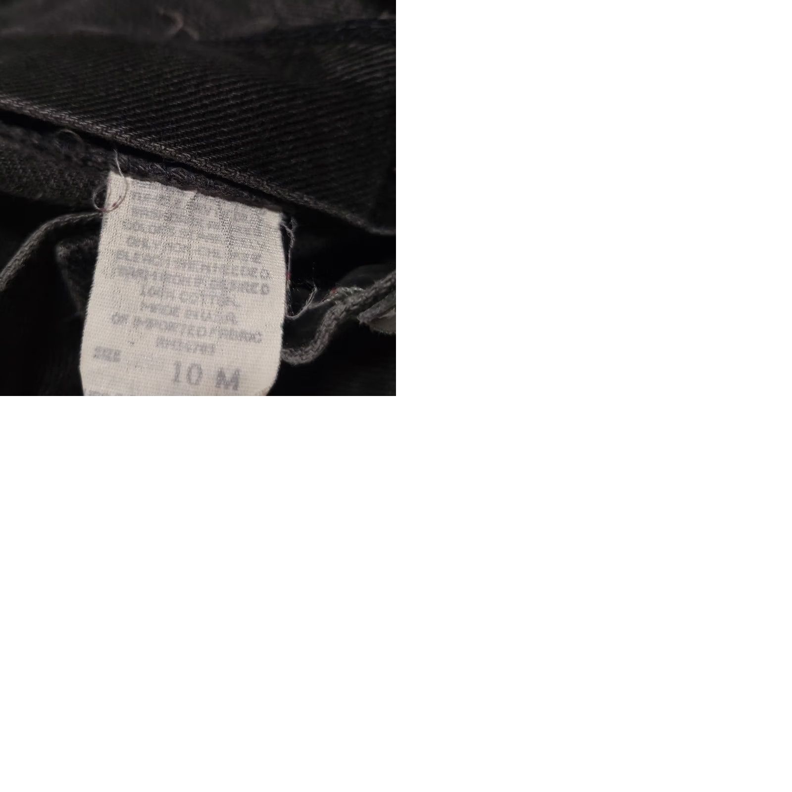 Lee VINTAGE Lee High Rise Denim Mom Jeans Women's 10 Tapered Black USA Made Shirt Size 32" / US 10 / IT 46 - 10 Thumbnail