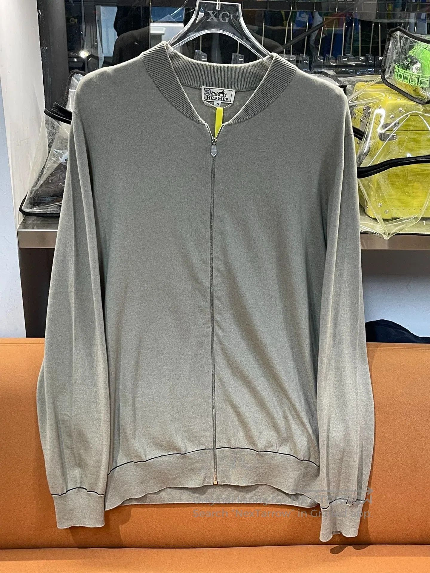 Hermes Hermes Cashmere Blend Zip Jacket. Size US XXL / EU 58 / 5 - 1 Thumbnail