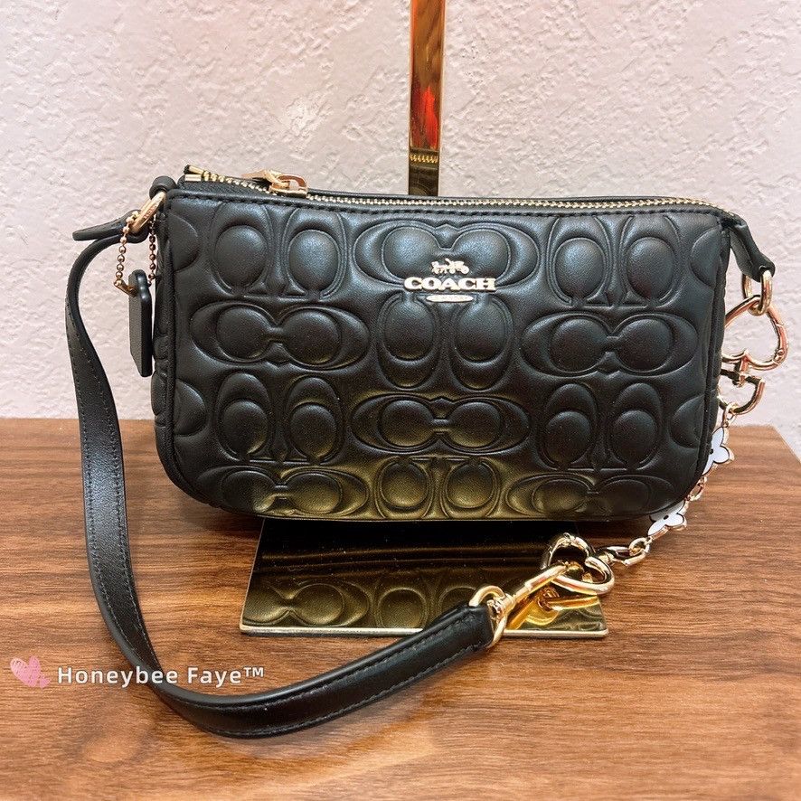 Coach NWT Coach Nolita 19 In Signature Canvas cz456 Walnut/Black Size ONE SIZE - 2 Thumbnail