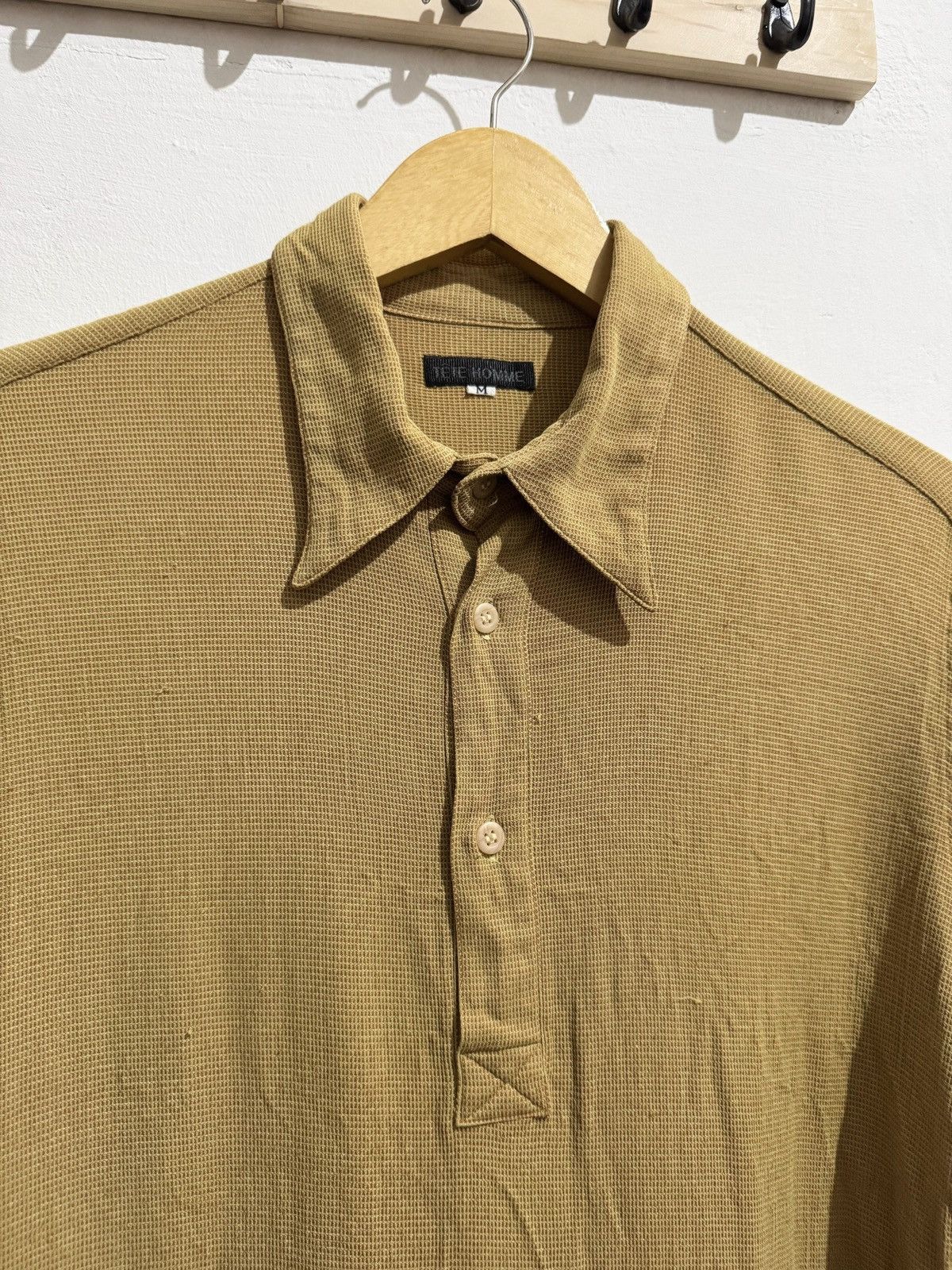 Issey Miyake × Japanese Brand × Tete Homme Tete Homme issey miyake polo shirt Size US M / EU 48-50 / 2 - 2 Thumbnail