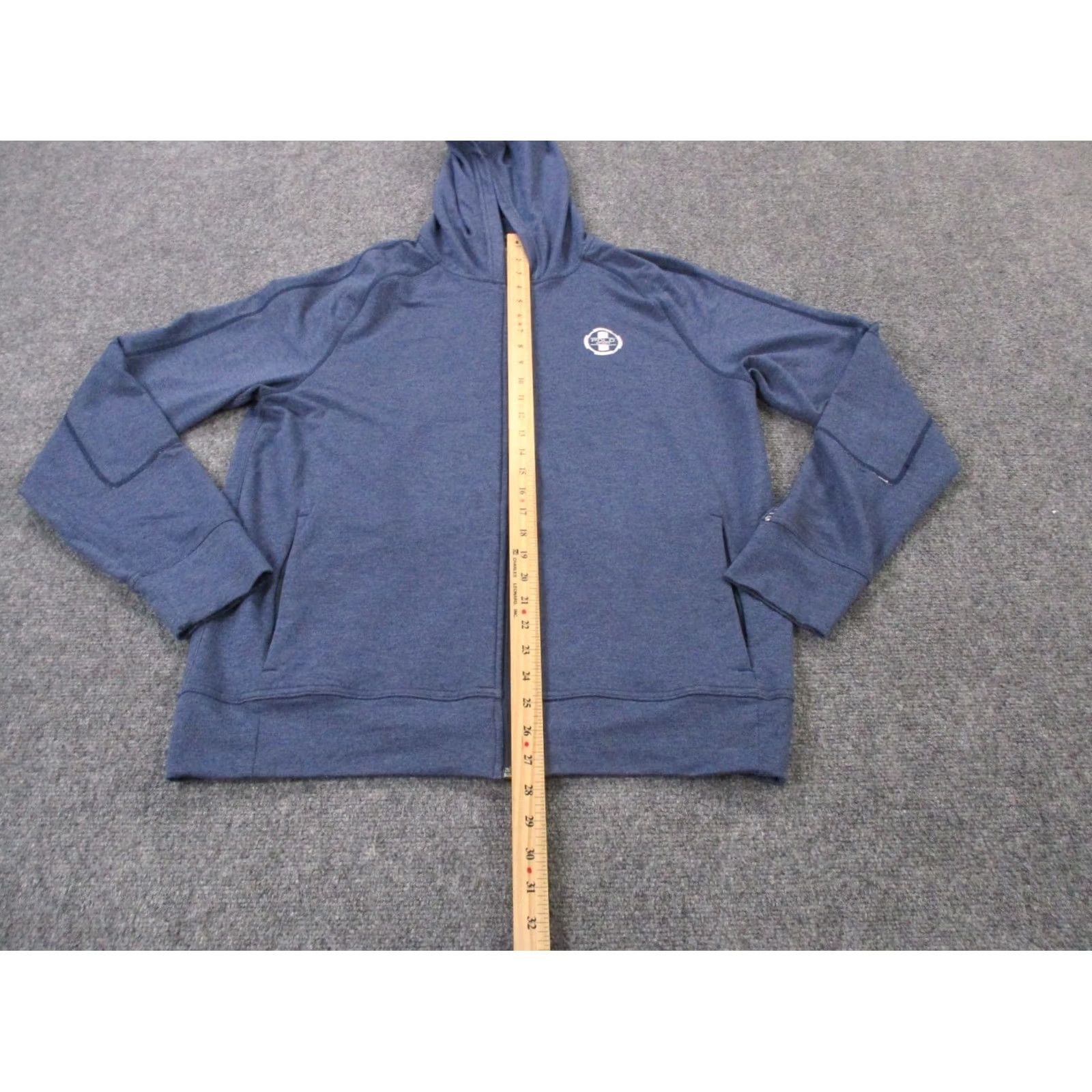 Polo Ralph Lauren Polo Ralph Lauren Jacket Mens L Blue Logo Windbreaker Hoodie Casual Zip Full Zip Pockets Stretch Size US L / EU 52-54 / 3 - 3 Thumbnail
