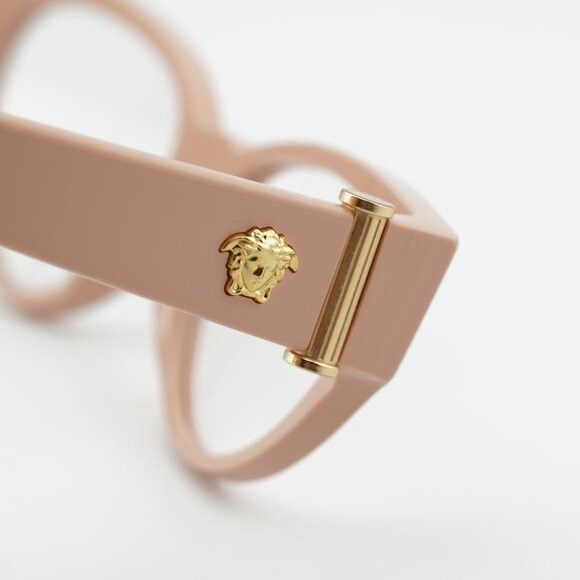 Versace Versace VE3366 5494 Eyeglasses Nude 53mm Cat Eye Frame Size ONE SIZE - 5 Thumbnail