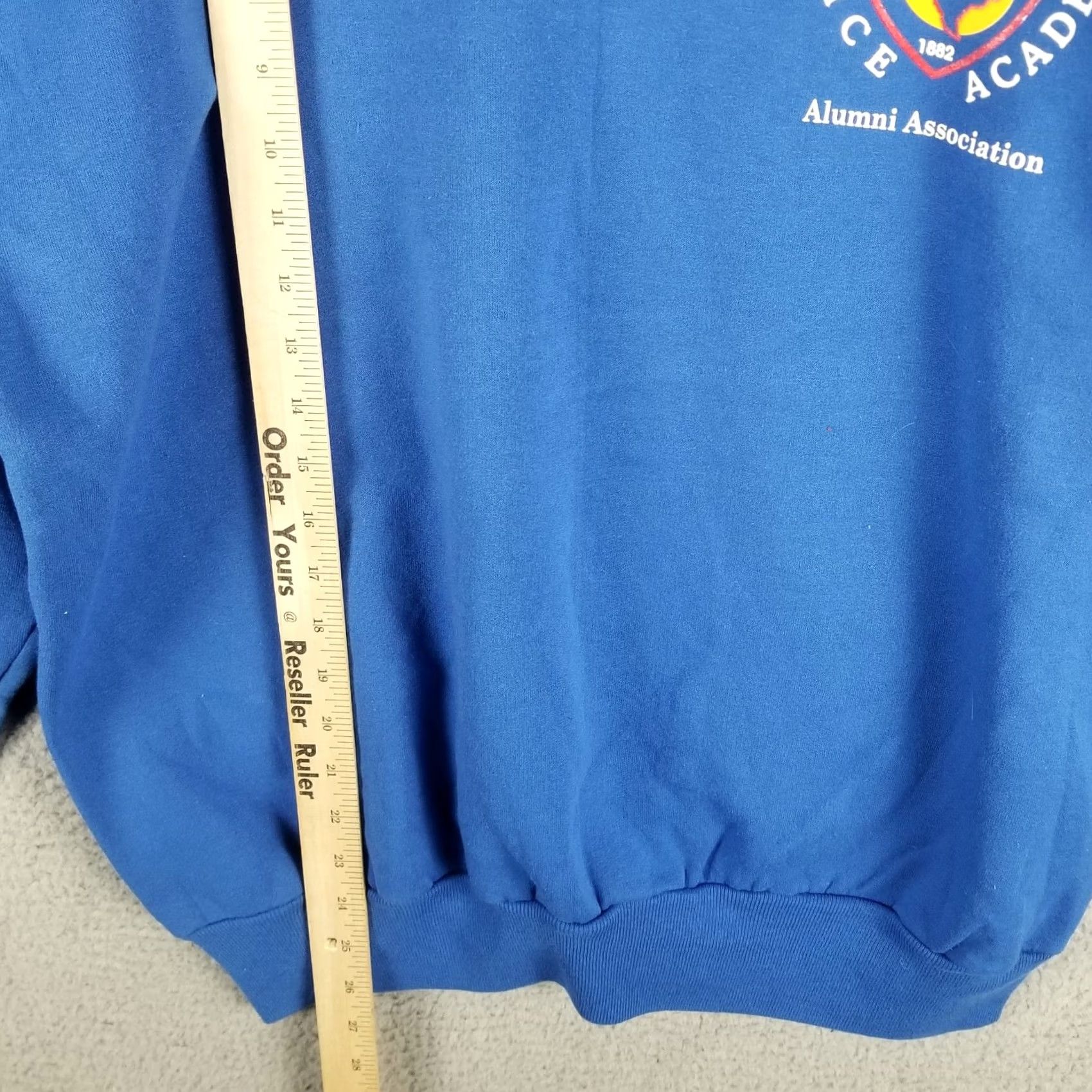 Hanes Hanes Vintage Police Academy Sweatshirt Men Large Blue Crew Neck Texas Killeen Size US L / EU 52-54 / 3 - 4 Thumbnail