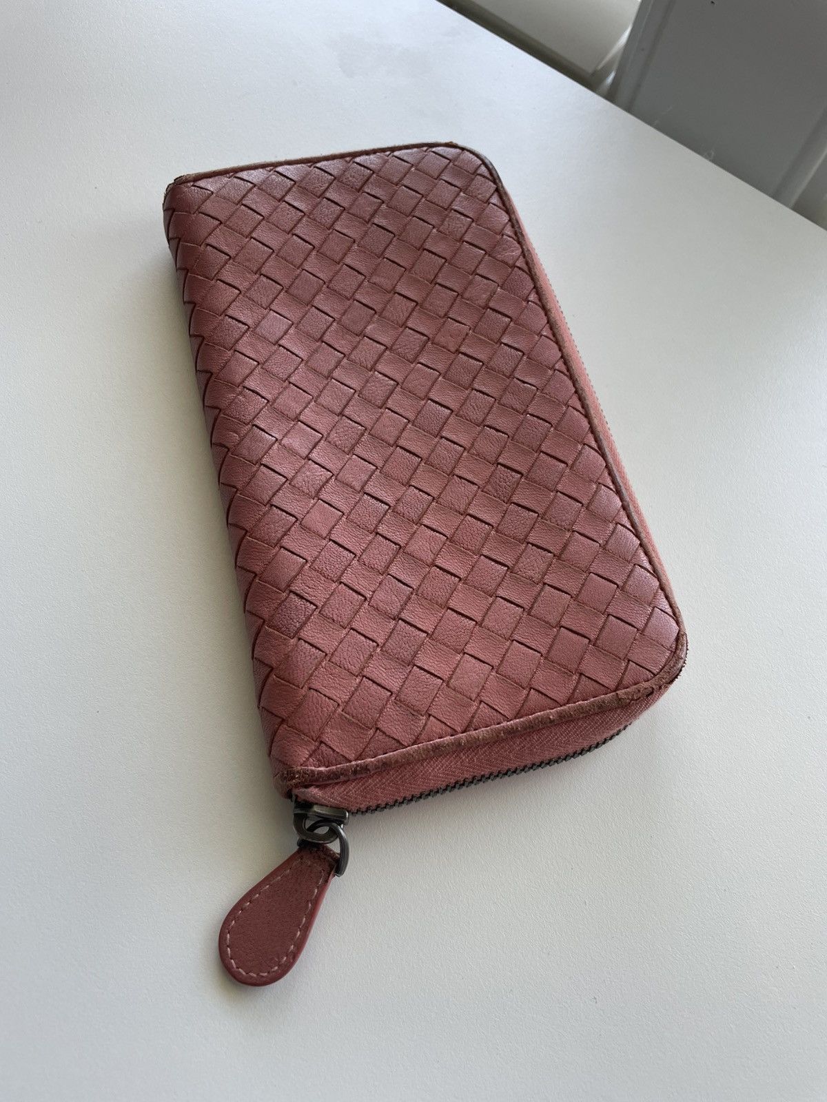 Bottega Veneta Bottega Pink Leather Long Wallet Size ONE SIZE - 1 Thumbnail