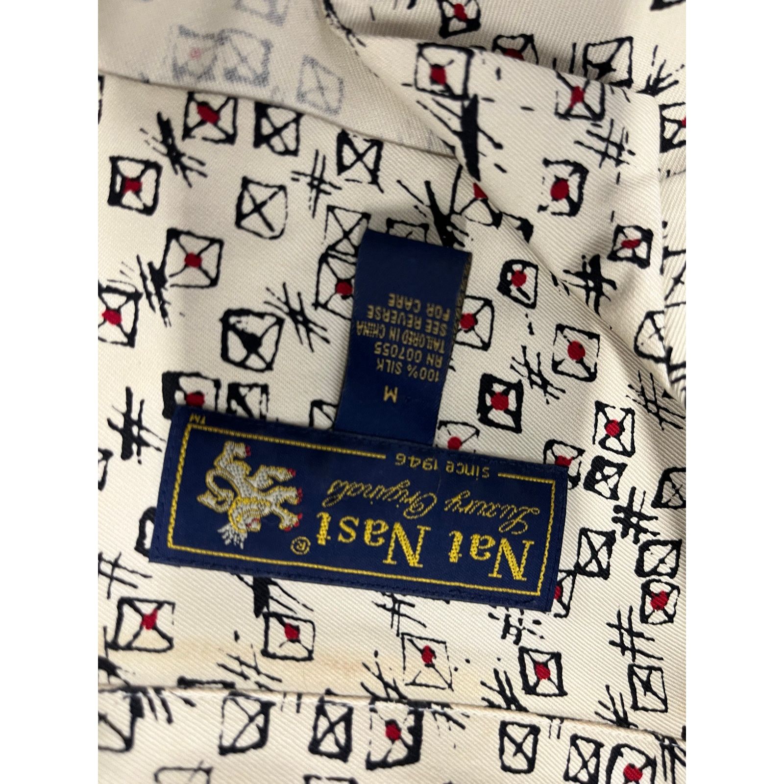Nat Nast Nat Nast 100 percent silk patterned luxury shirt men’s Size US M / EU 48-50 / 2 - 3 Thumbnail