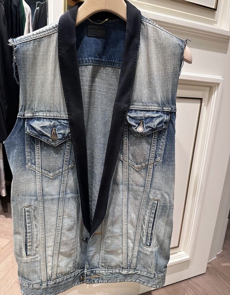 Saint Laurent shops Denim Vest