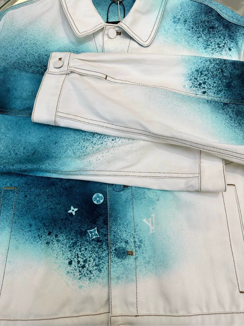 Louis Vuitton Louis Vuitton 23ss New Rendered Starry Sky Denim Jacket 250 Size US XL / EU 56 / 4 - 6 Thumbnail