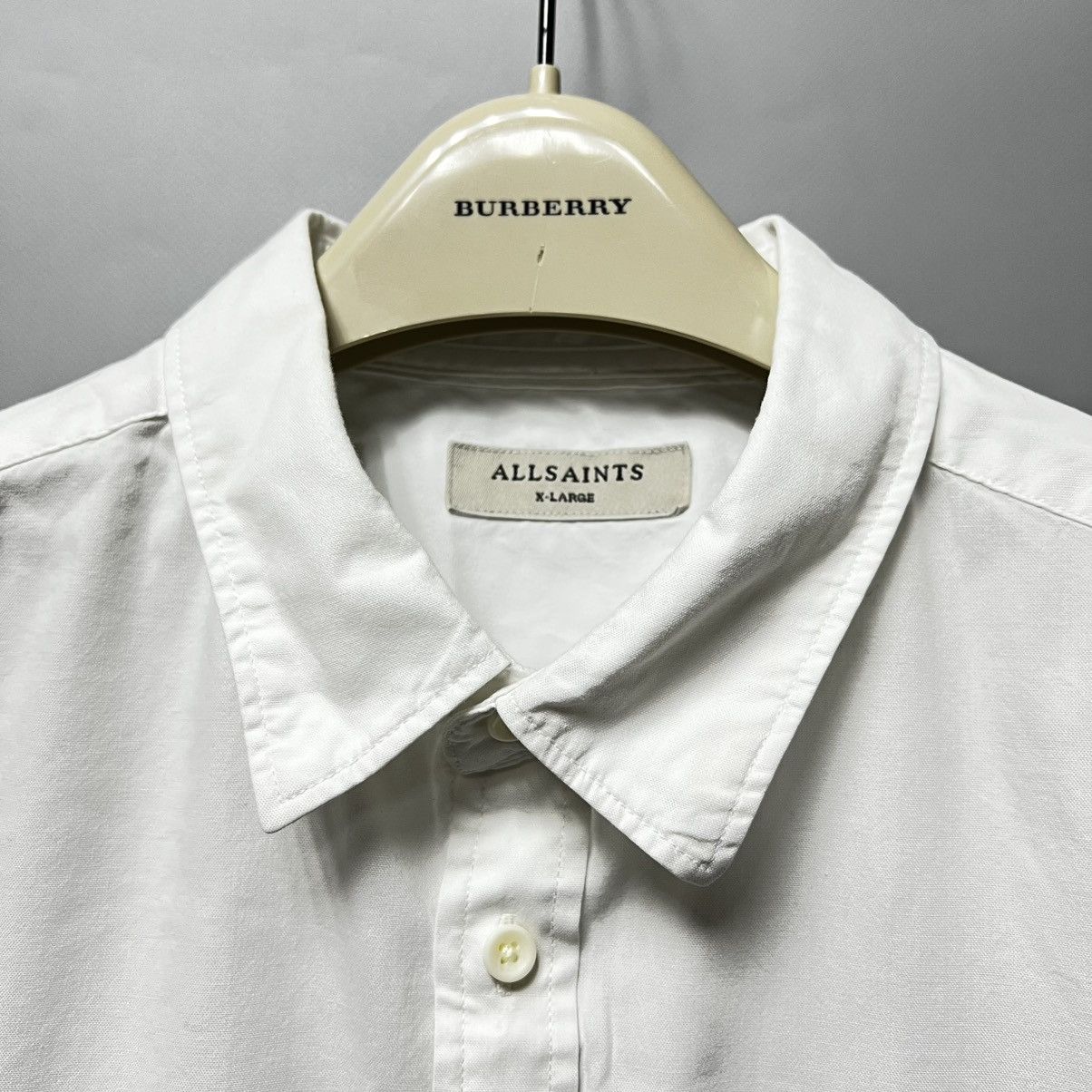 Allsaints Allsaints Shirt White Long Sleeve size XL Size US XL / EU 56 / 4 - 4 Thumbnail