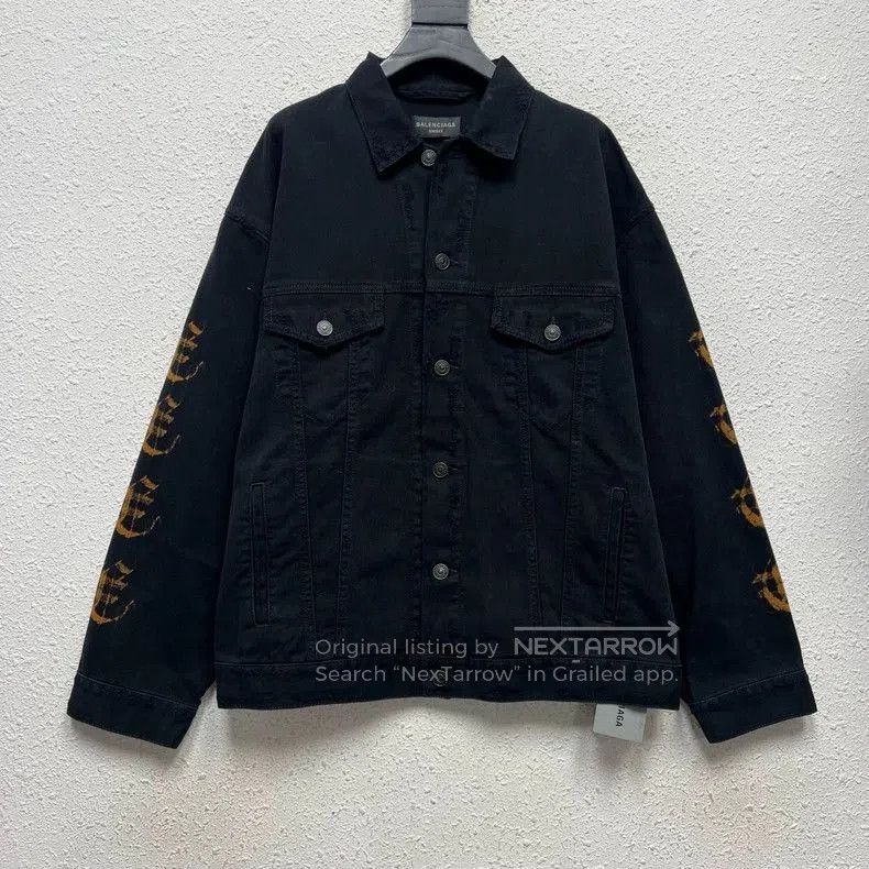 Balenciaga Balenciaga Distressed Denim Jacket. Size US M / EU 48-50 / 2 - 1 Thumbnail