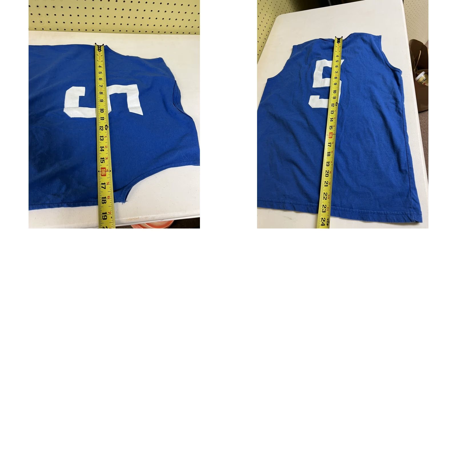 Vintage VINTAGE Alleson Athletic Bintage Clarendon Cyclones Highschool Sports Jersey Shirt Blue Sleeveless Medium Women Plus T-Shirt Size M / US 6-8 / IT 42-44 - 8 Thumbnail