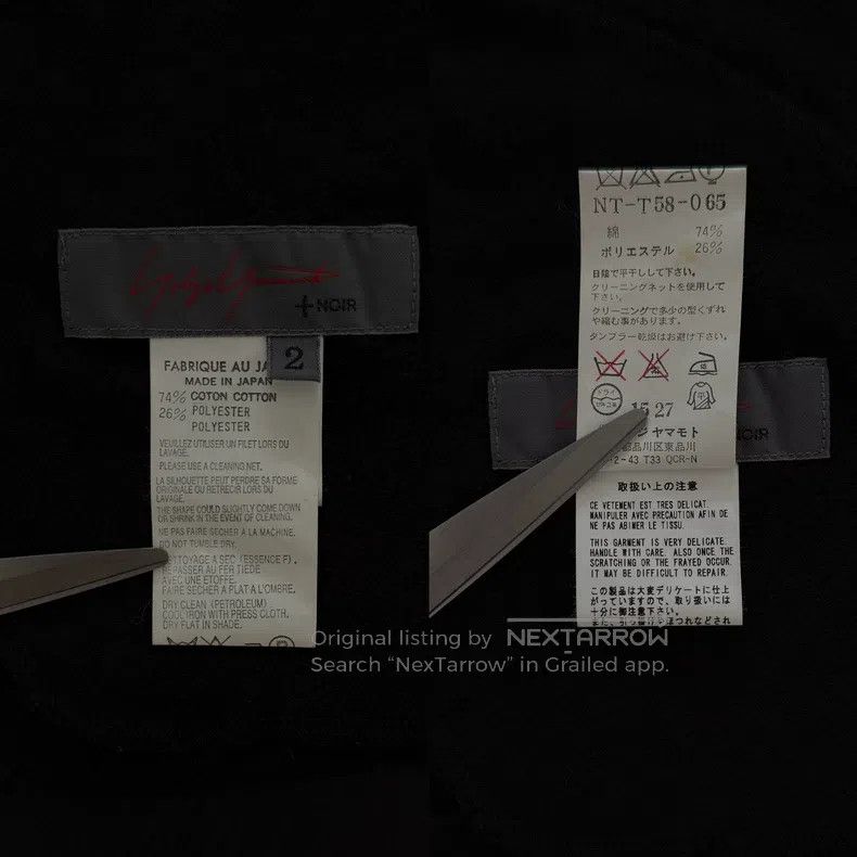 Yohji Yamamoto Yohji Yamamoto 07SS Noir Mainline Jacquard Cardigan shirt Size XS / US 0-2 / IT 36-38 - 9 Thumbnail