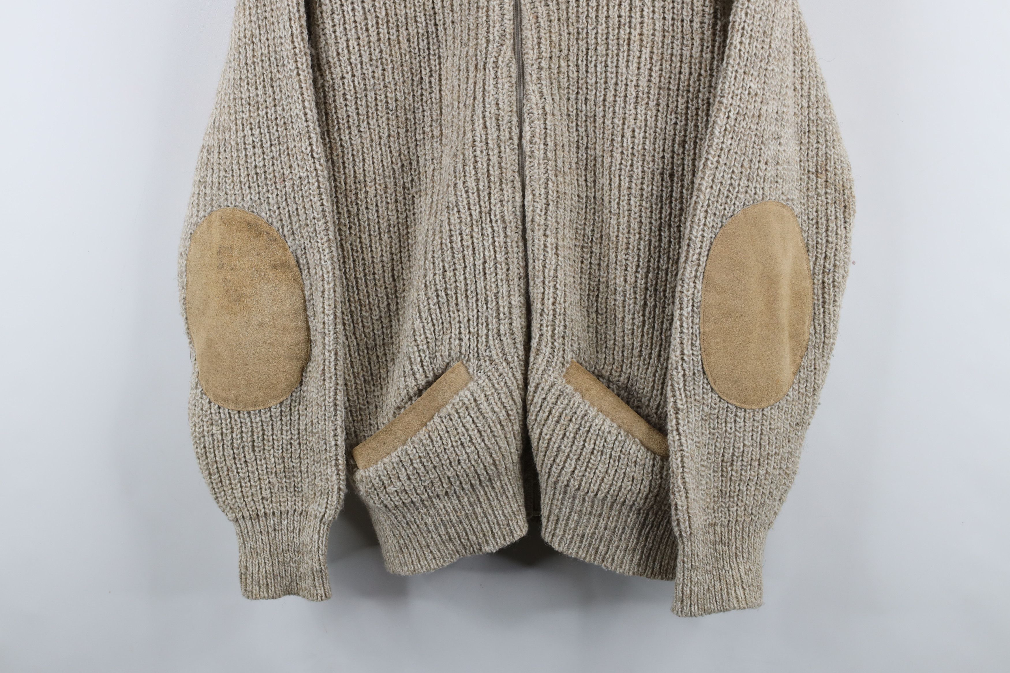 Orvis × Vintage Vintage 70s Orvis Leather Trim Elbow Patch Zip Sweater USA Size US S / EU 44-46 / 1 - 3 Thumbnail