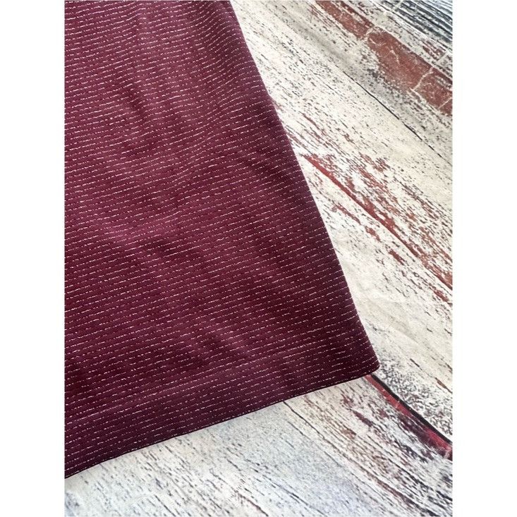 Athleta Athleta Women's Short Sleeve Crewneck Tee in Burgundy with M Size L / US 10 / IT 46 - 4 Thumbnail