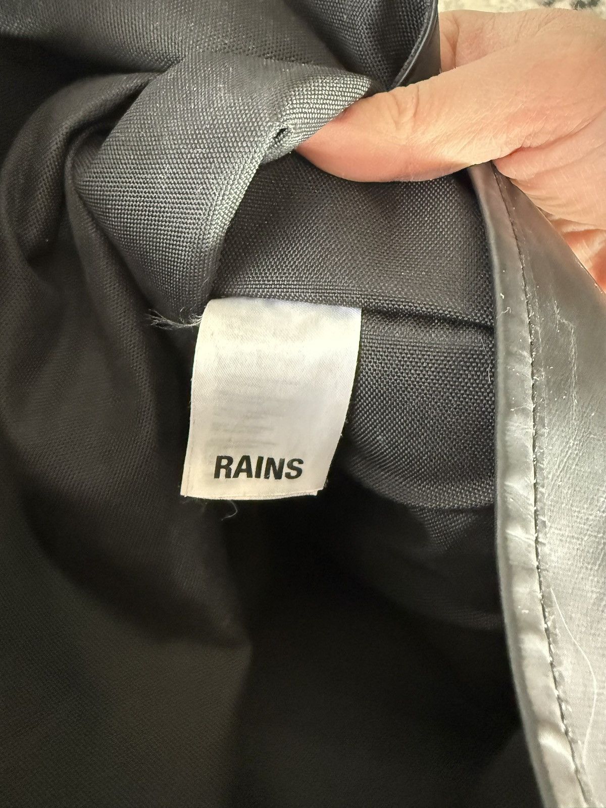 Rains Rains Rolltop Rucksack Black Bag Size ONE SIZE - 5 Thumbnail