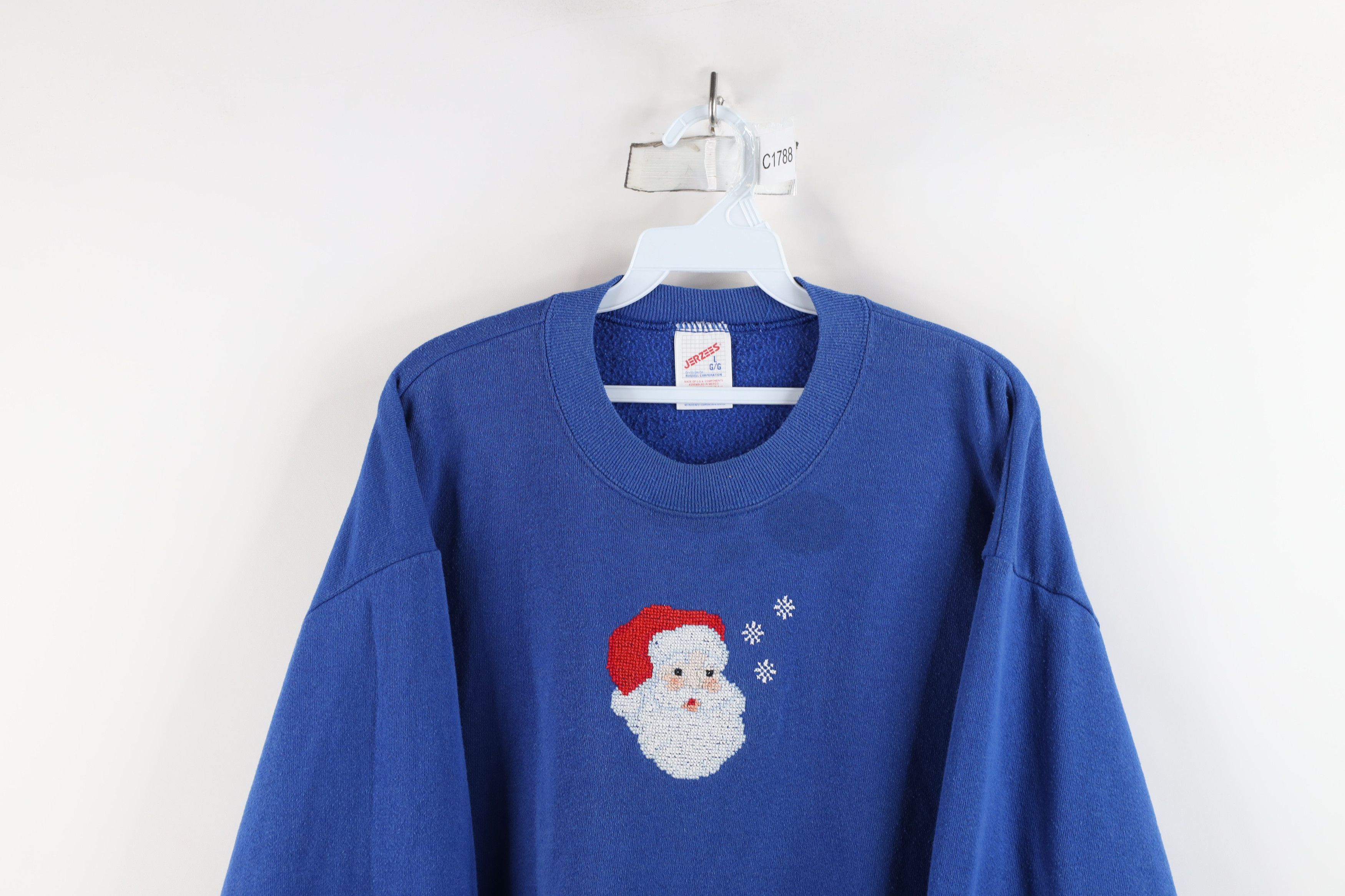 Vintage Vintage 90s Streetwear Santa Claus Christmas Sweatshirt Size L / US 10 / IT 46 - 2 Thumbnail