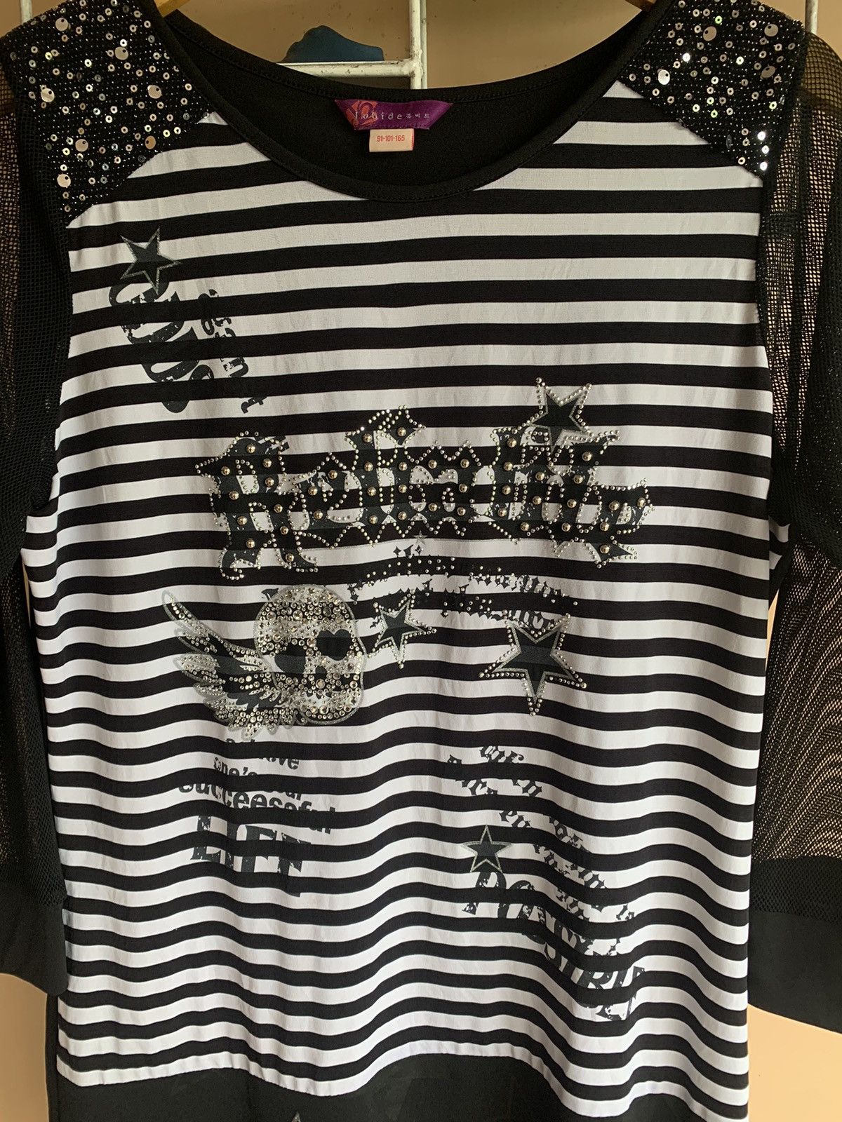Japanese Brand Japanesebrand Stripped Skull Studded Ppfm ifsixwasnine style Size US M / EU 48-50 / 2 - 2 Thumbnail