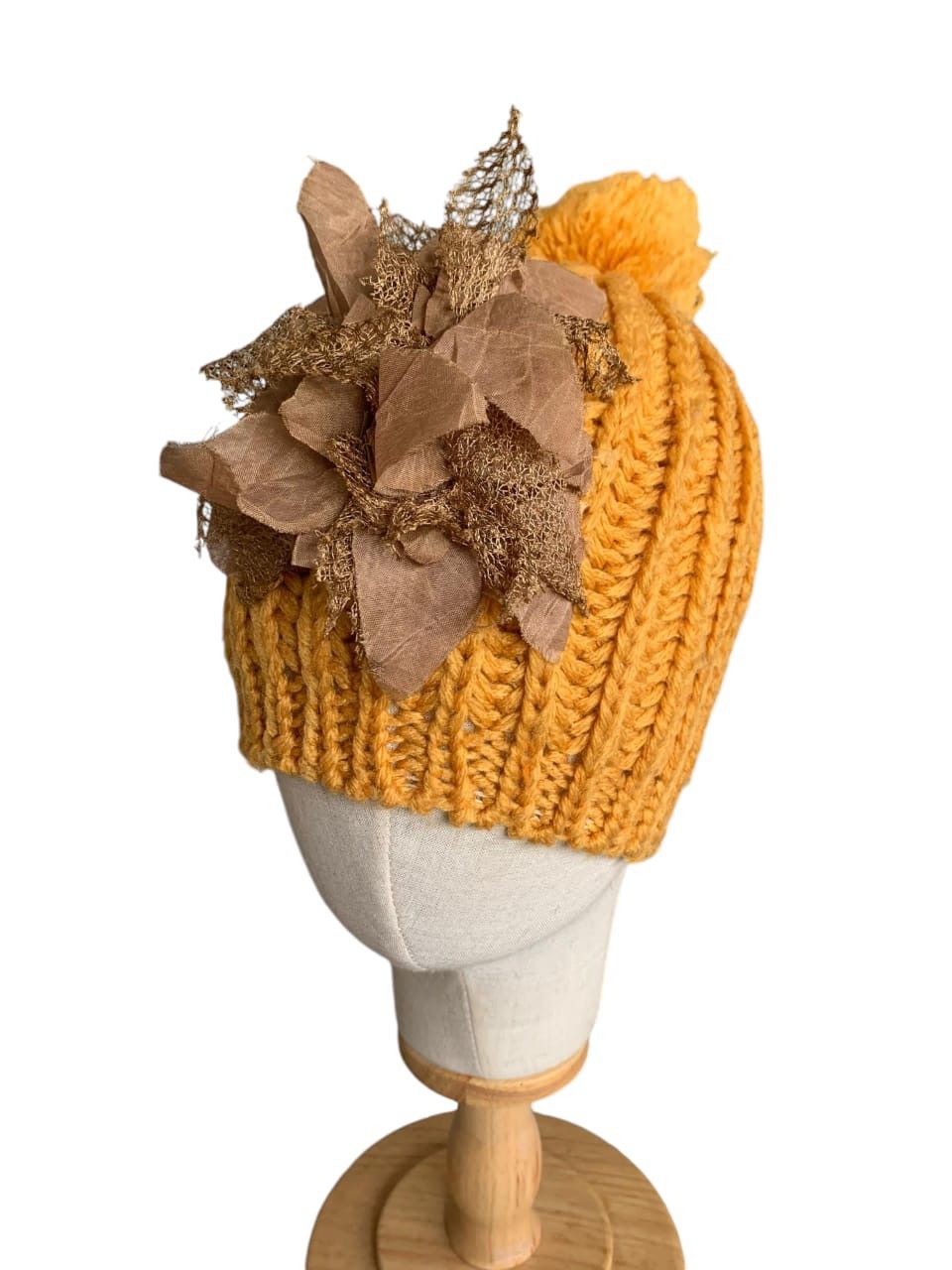 Punk Bondage Style Knitted Beanie Hats