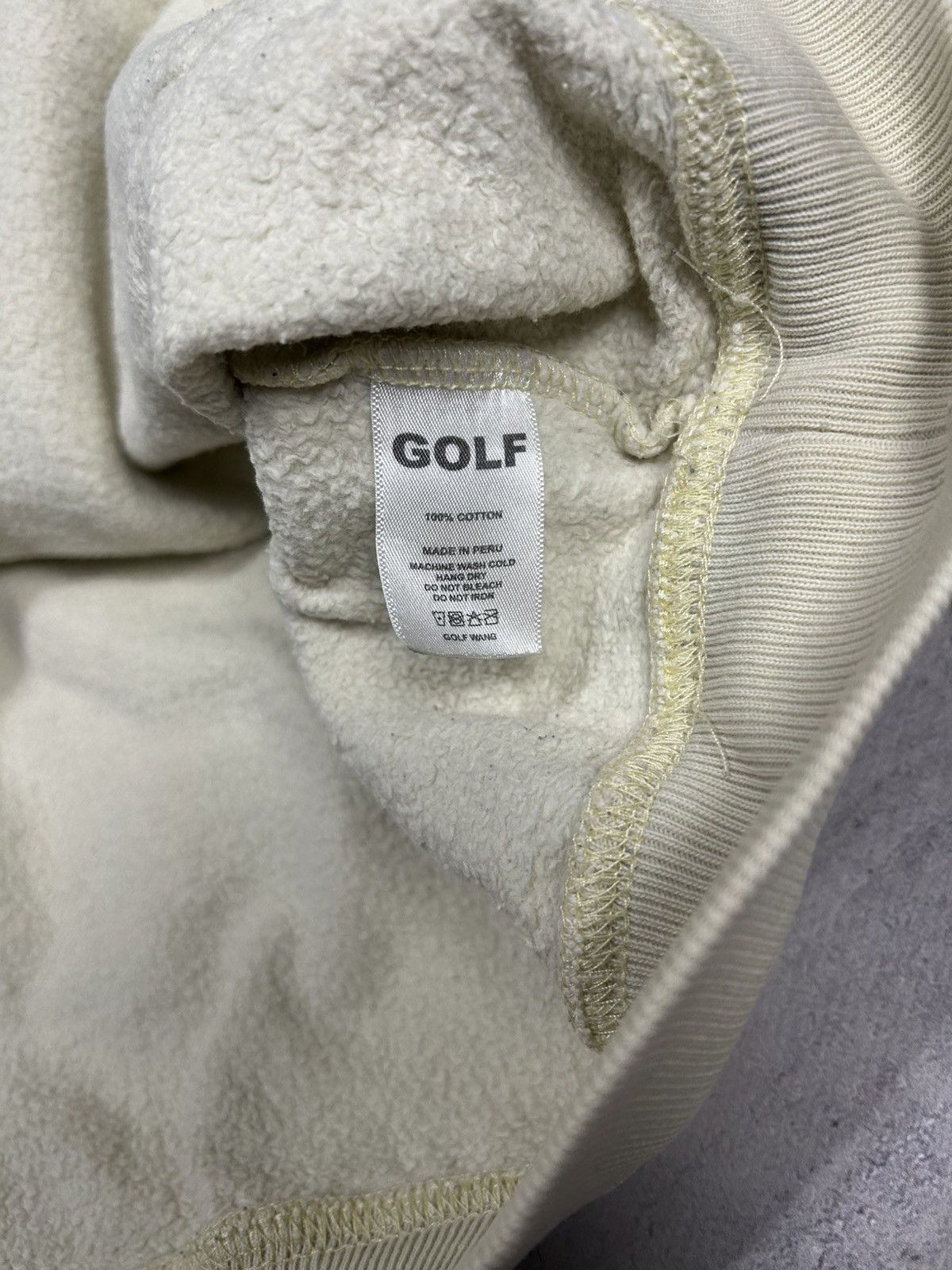 Golf Wang Golf logo hoodie embroidered cream multi color rare Size US M / EU 48-50 / 2 - 13 Thumbnail