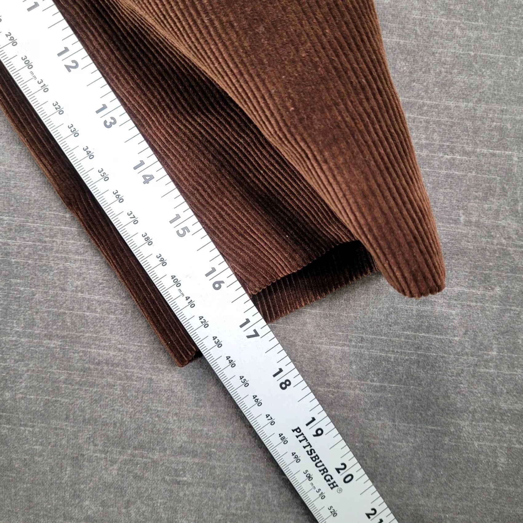 Vintage VINTAGE Saddlebred Blazer Jacket Brown Corduroy Two Button Notch Lapel Sport Coat Mens 46 Size 46R - 7 Thumbnail